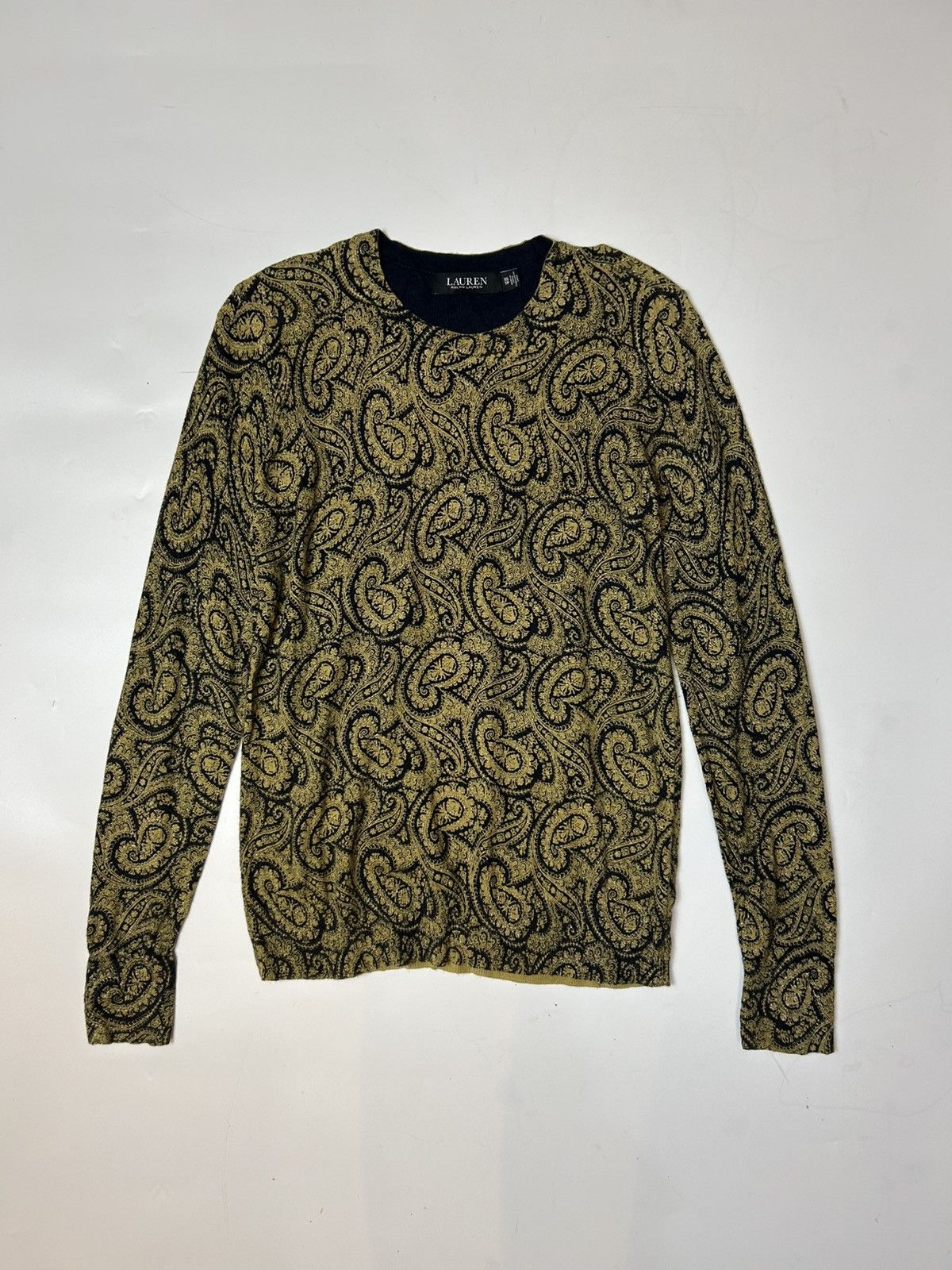Designer × Lauren Ralph Lauren × Ralph Lauren LAUREN RALPH LAUREN PAISLEY COTTON BLEND LONG SLEEVE Size XS / US 0-2 / IT 36-38 - 2 Thumbnail