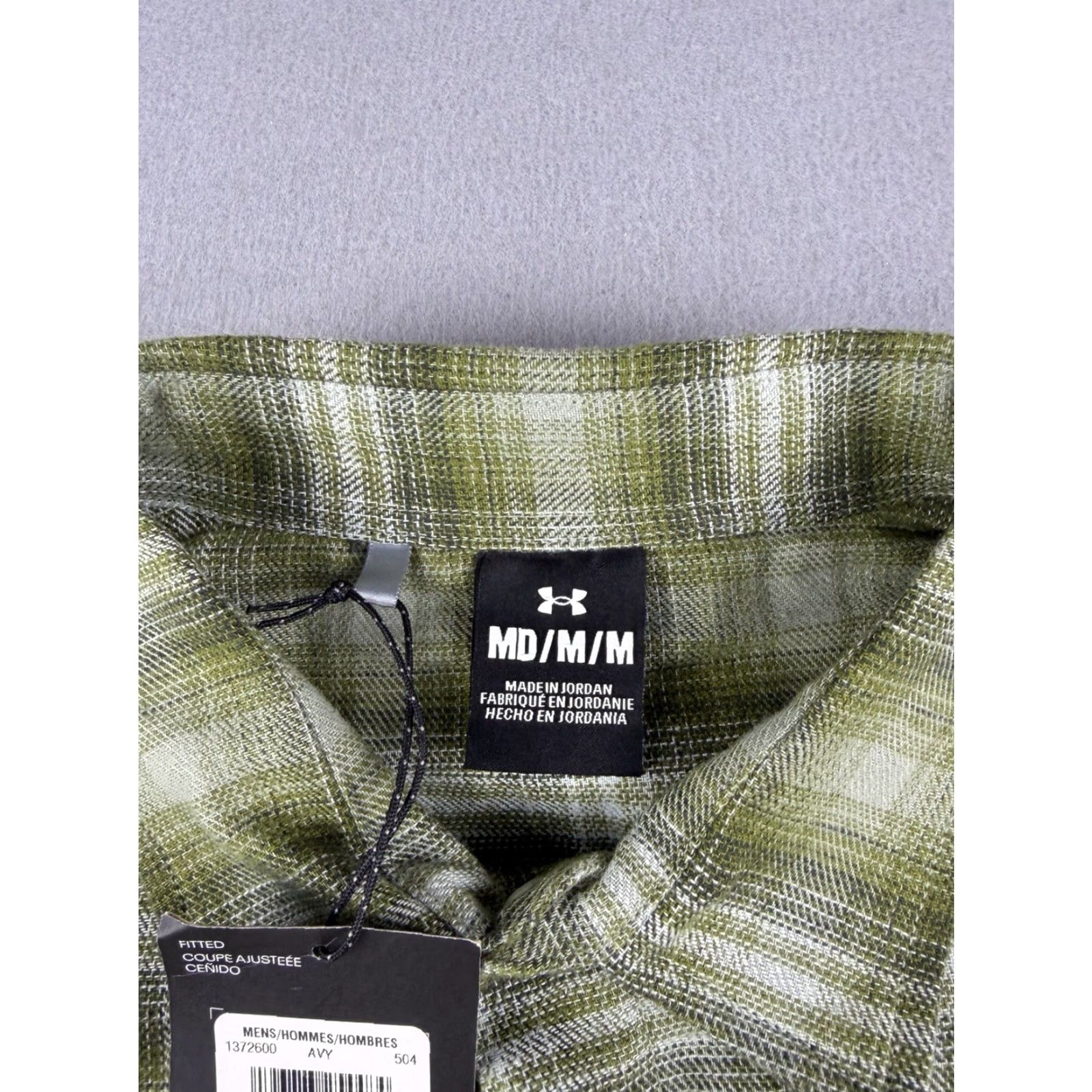 Under Armour Under Armour Tradesman Flex Flannel Shirt Mens M Green Plaid Long Sleeve Shirt Size US M / EU 48-50 / 2 - 4 Thumbnail