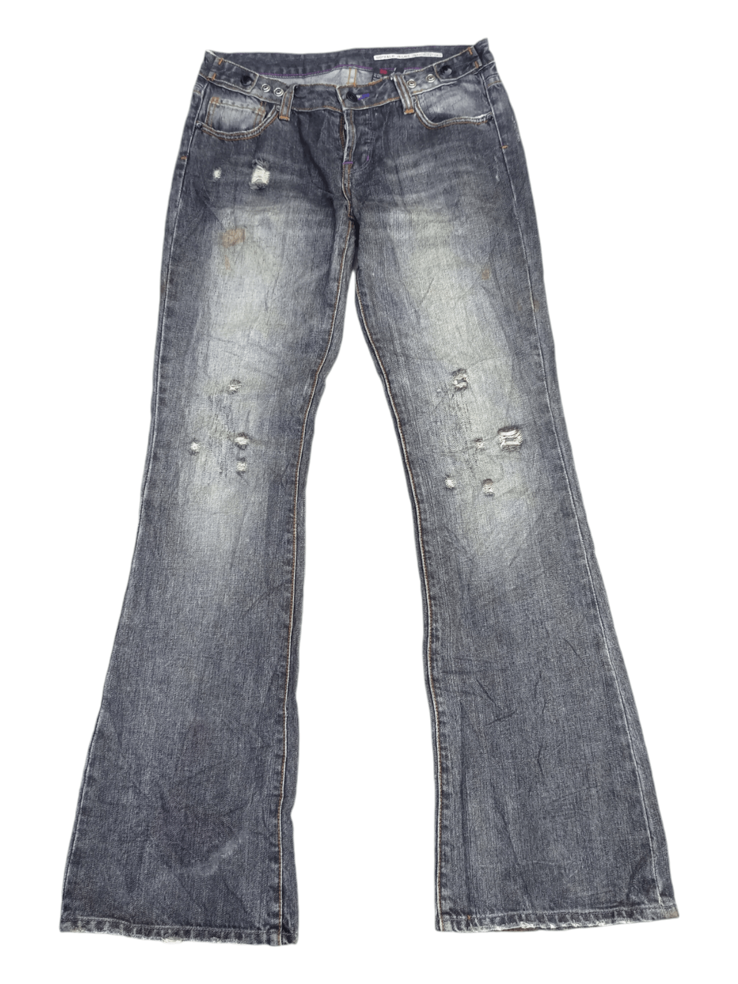 Buffalo David Bitton Mud Washed Flared Jeans