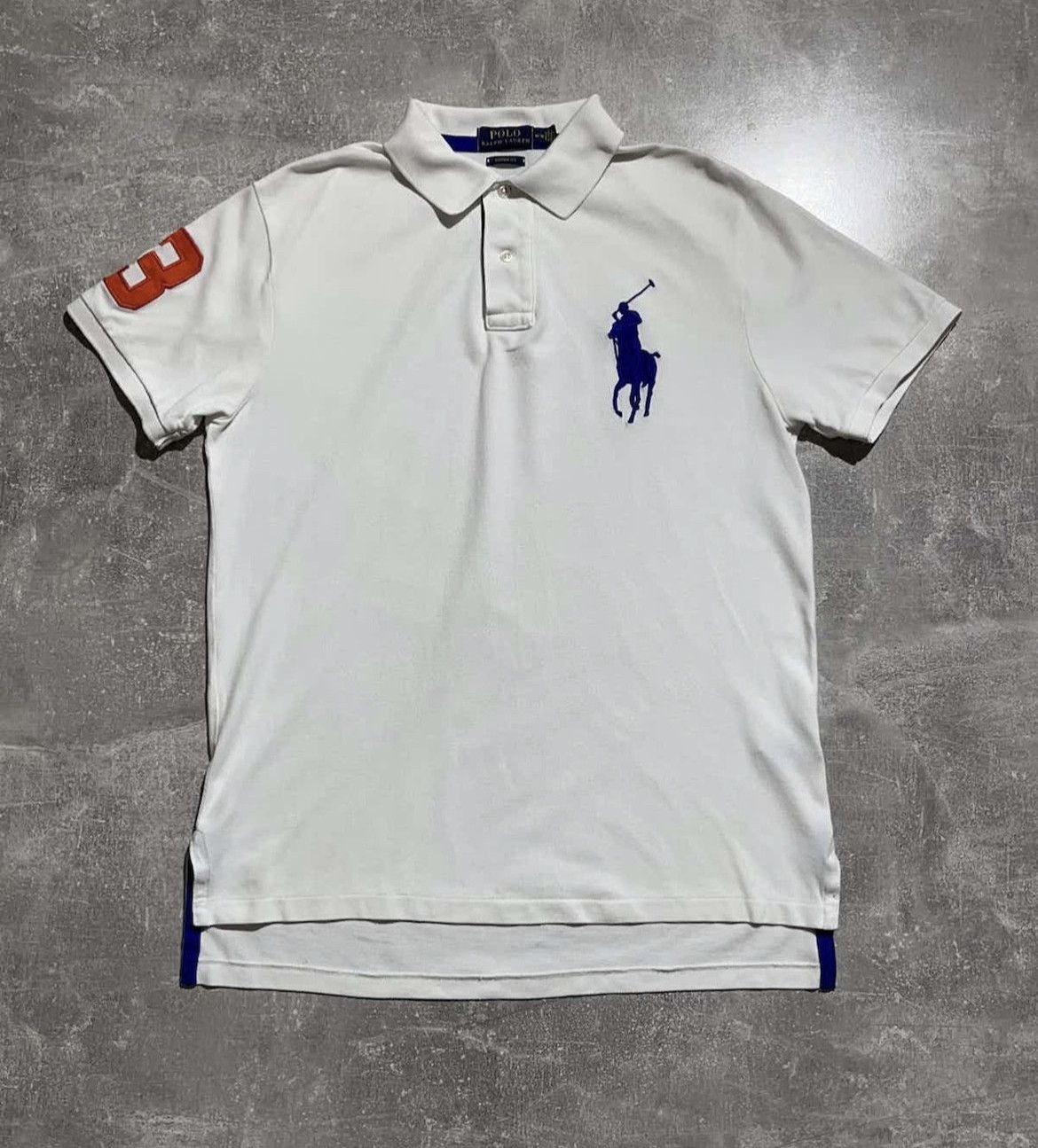 Pre-owned Polo Ralph Lauren X Vintage Polo Ralph Laurent Rugby Jersey Japan Style In White