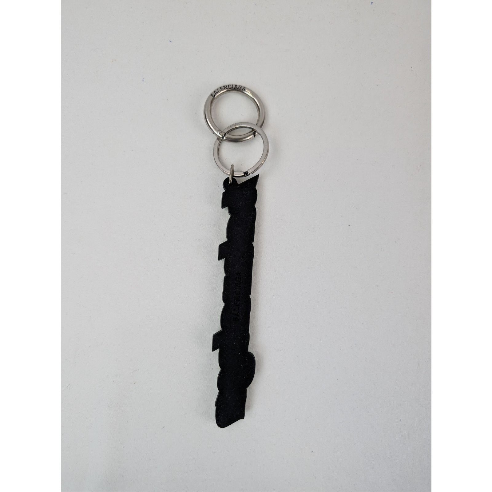 Balenciaga o1rshd1 Q:2 / Size: OS / Balenciaga Logo Rubber Keyrings Size ONE SIZE - 8 Thumbnail