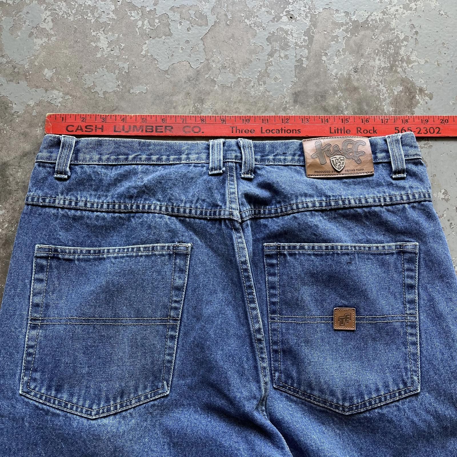 NFL × Vintage Vintage Y2K NFL Teams Embroidery Baggy Grunge Wide Leg Jeans Size US 36 / EU 52 - 7 Thumbnail