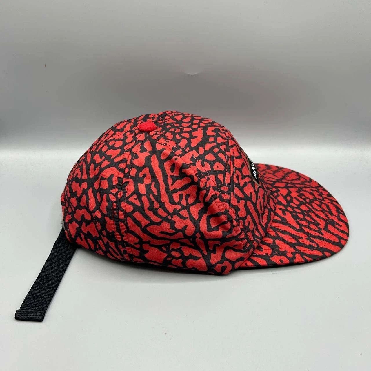 Jordan Brand Air Jordan 5 Panel Hat Men Red Cement Elephant Strap Back Size ONE SIZE - 7 Thumbnail