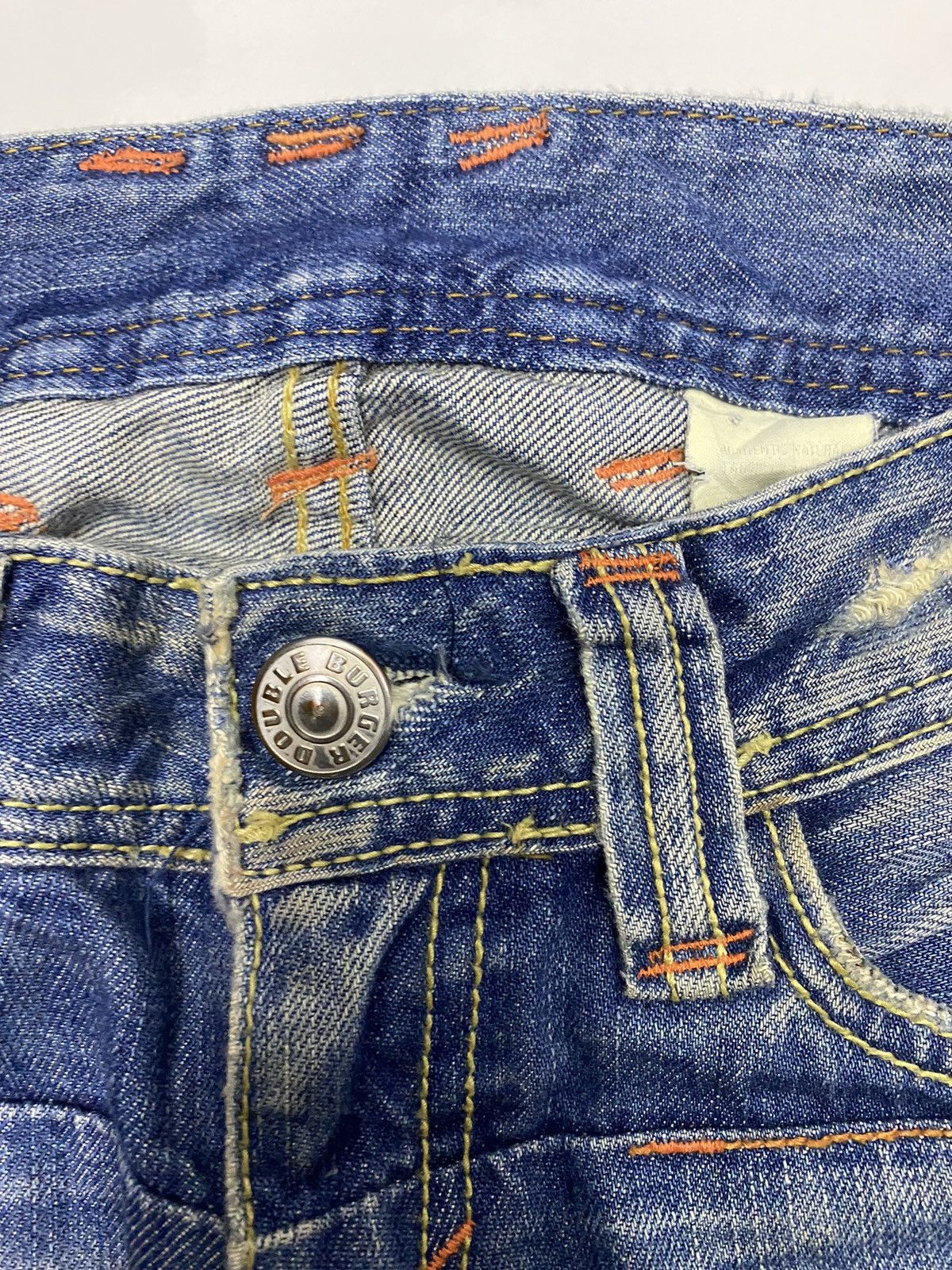 Hysteric Glamour × Japanese Brand FLARED🔥DOUBLE BURGER DISTRESSED DENIM JEANS Size 28" / US 6 / IT 42 - 8 Thumbnail