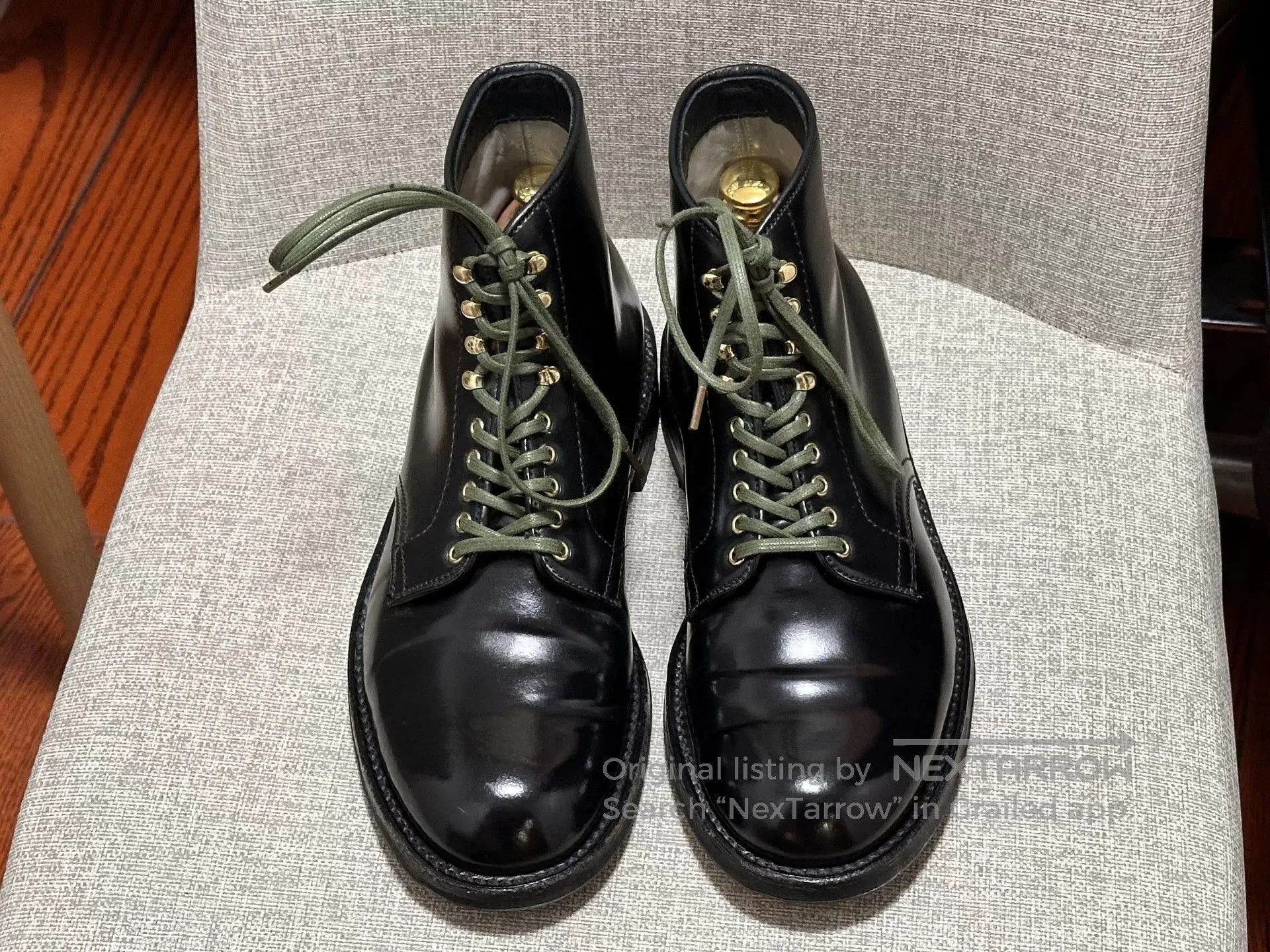 Alden Alden Plain Toe Blucher Shell Cordovan. Size US 7.5 / EU 40-41 - 3 Thumbnail