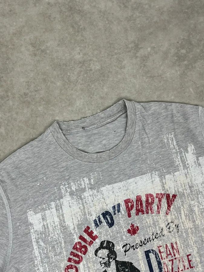 Dsquared2 AW2009 Dsquared2 Grey Double Party T-Shirt Size US S / EU 44-46 / 1 - 5 Thumbnail