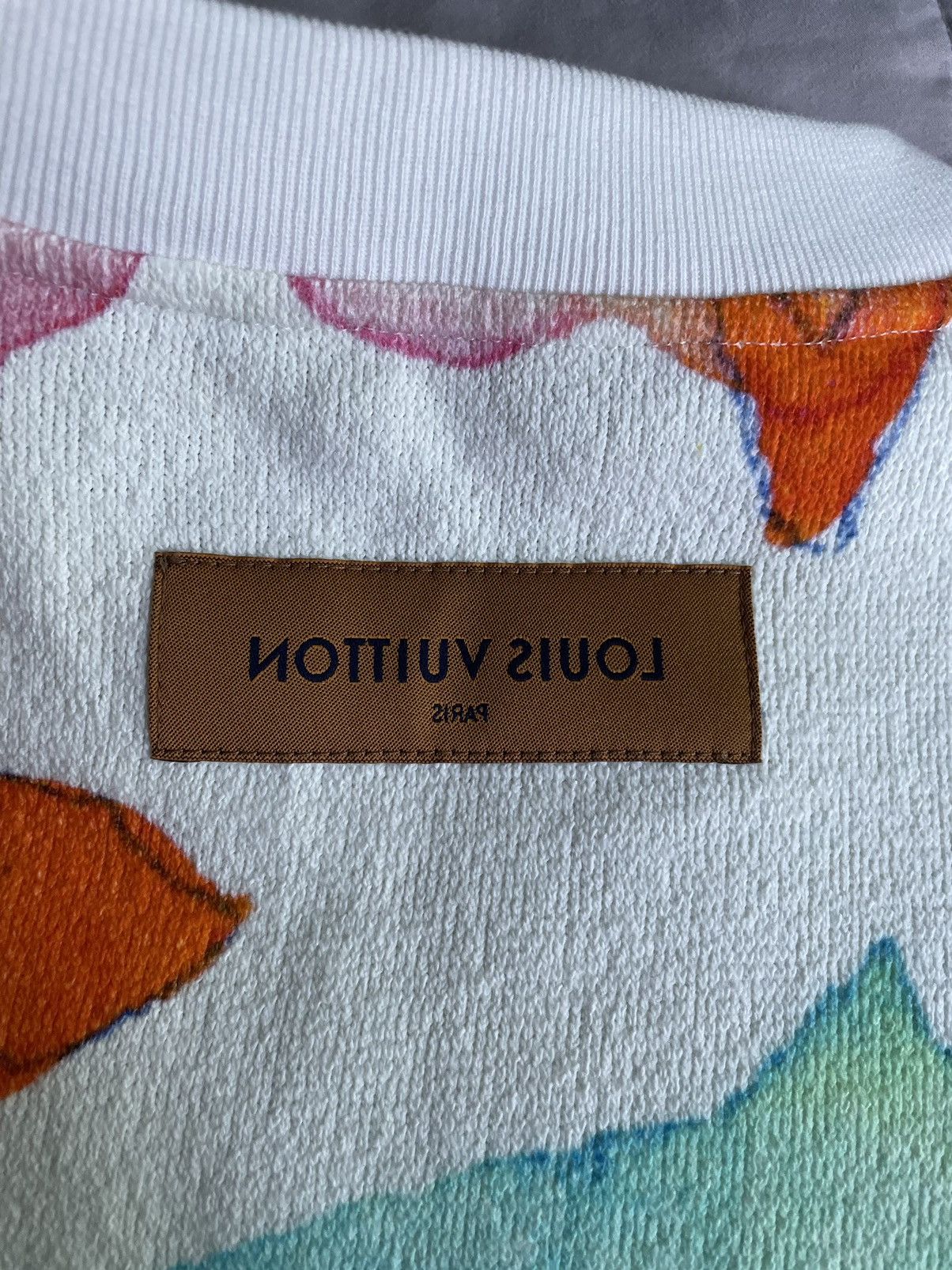 Louis Vuitton Louis Vuitton Watercolor Monogram Sweatshirt Size US L / EU 52-54 / 3 - 5 Thumbnail