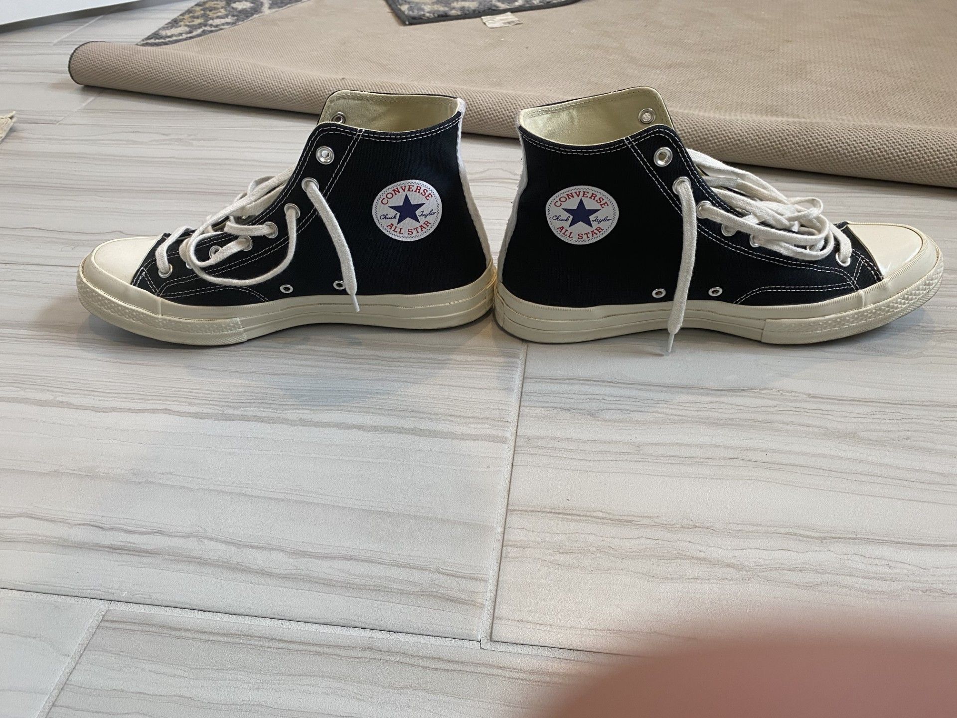 Comme des Garcons PLAY Comme Des Garcons Play Chuck 70 Black Size US 11 / EU 44 - 4 Thumbnail
