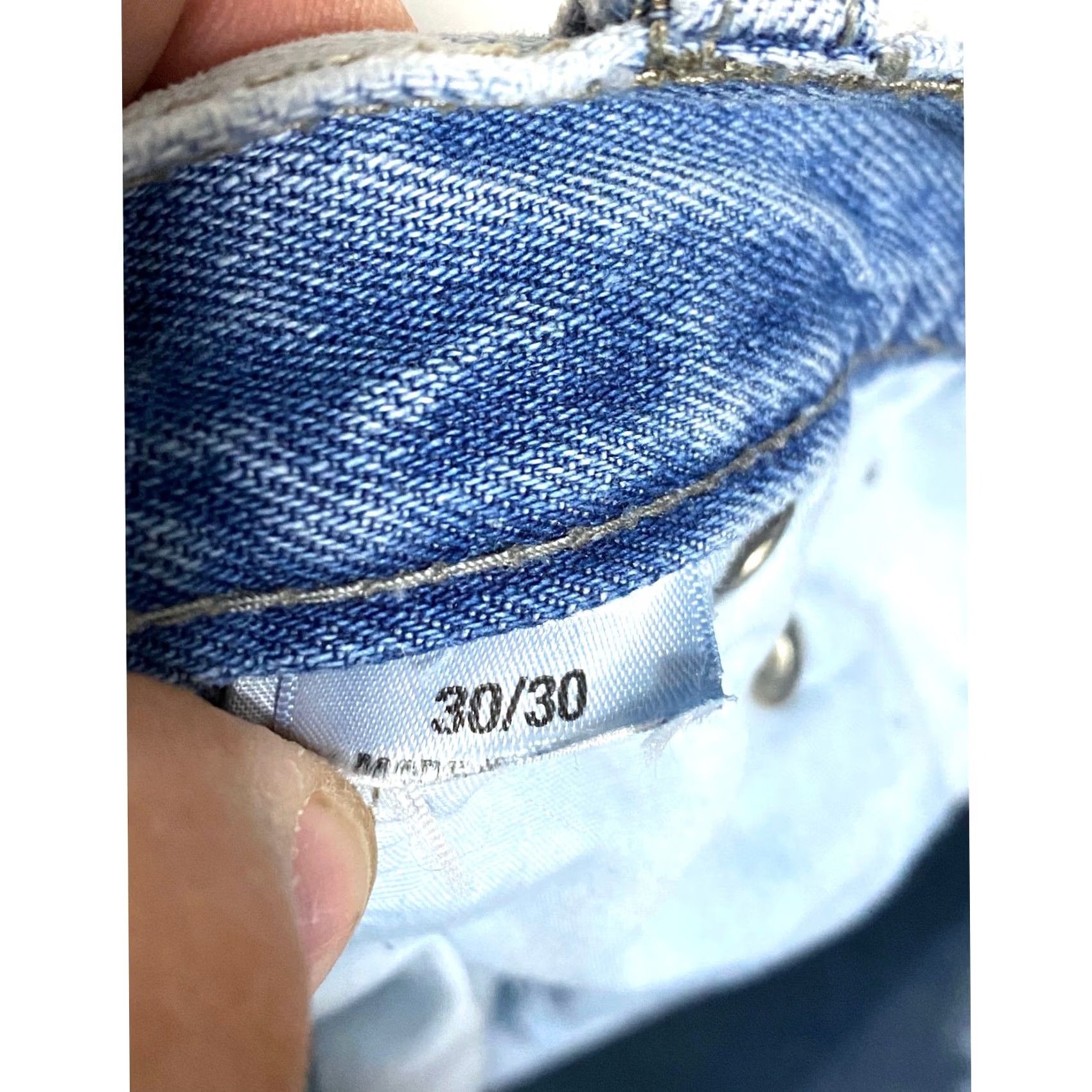 Aeropostale Aeropostale Jeans Slim Straight Leg Light Wash Distressed Mid Rise Mens 30x30 Size US 30 / EU 46 - 8 Thumbnail