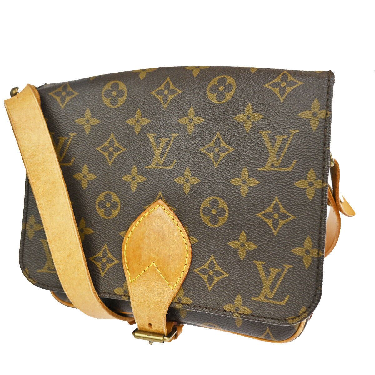 Louis Vuitton LOUIS VUITTON Monogram Saint Cloud MM Shoulder Bag M51243 LV  Auth ar9999