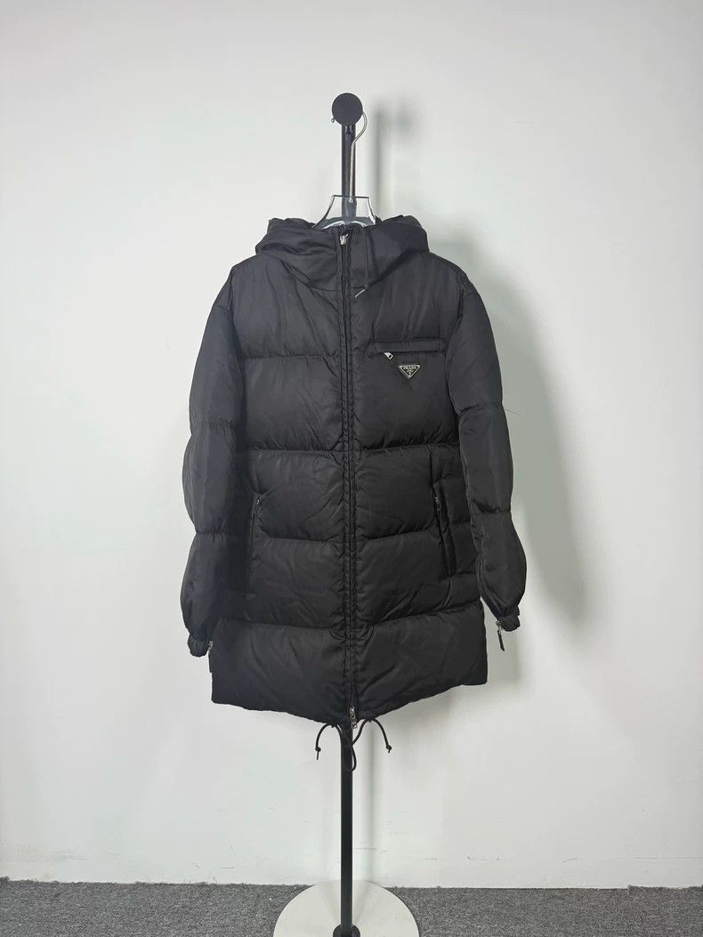 Prada Prada Black Hooded Down Jacket - dmc Size US S / EU 44-46 / 1 - 1 Thumbnail