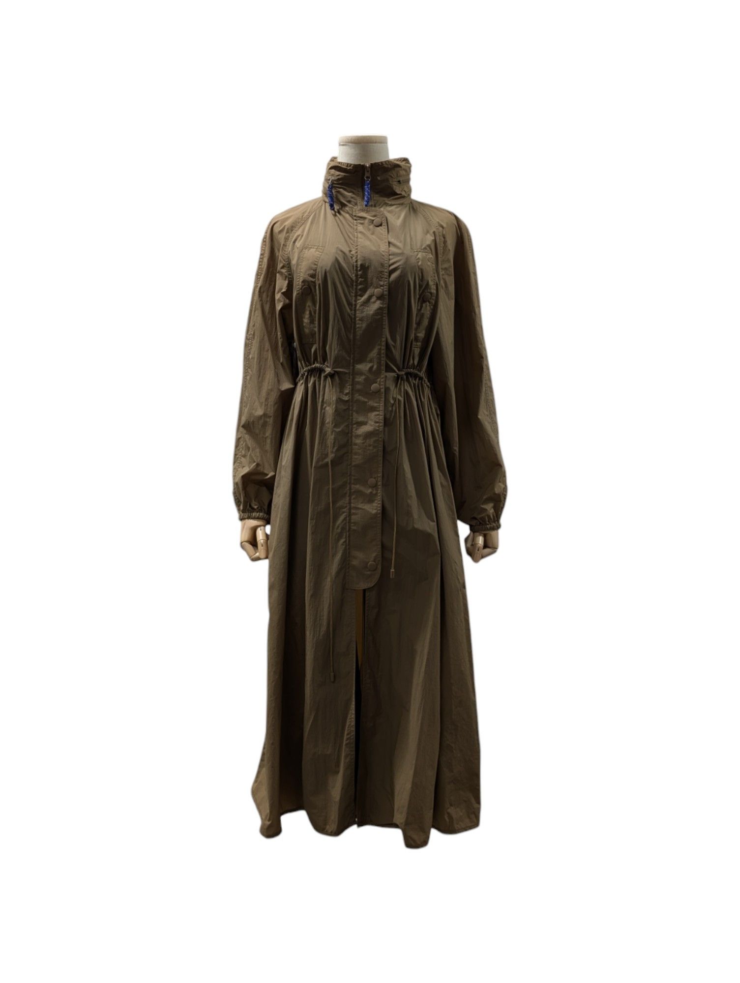 MAX&Co. Earth Color Lightweight Long Trench Size XS / US 0-2 / IT 36-38 - 1 Thumbnail