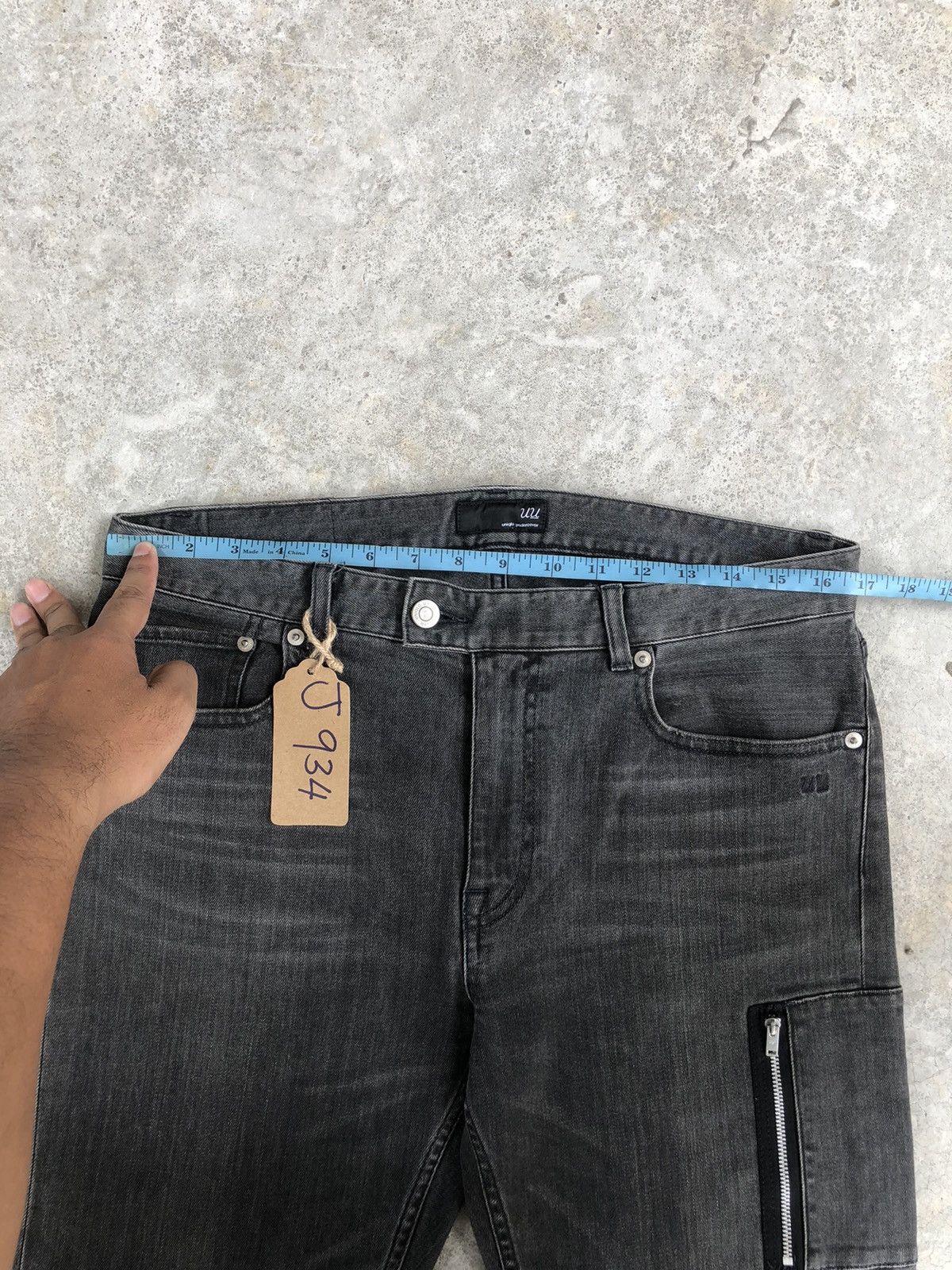 Undercover × Uniqlo Undercover x Uniqlo Skinny Jeans Distressed Jeans Size US 33 - 18 Thumbnail