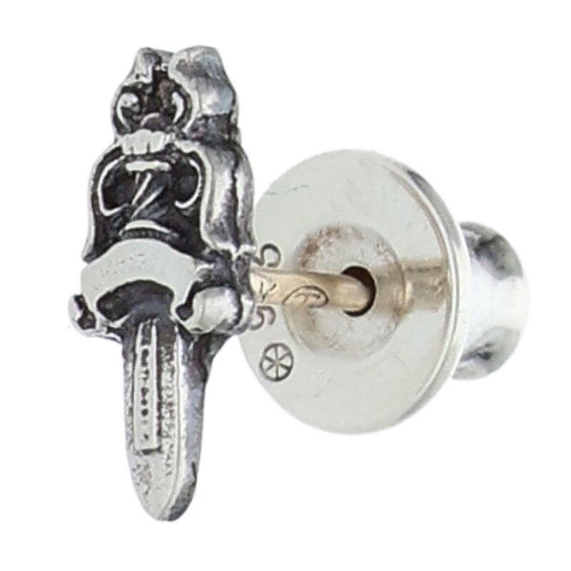 Chrome Hearts Chrome Hearts Silver Dagger Stud Earring Size ONE SIZE - 1 Thumbnail