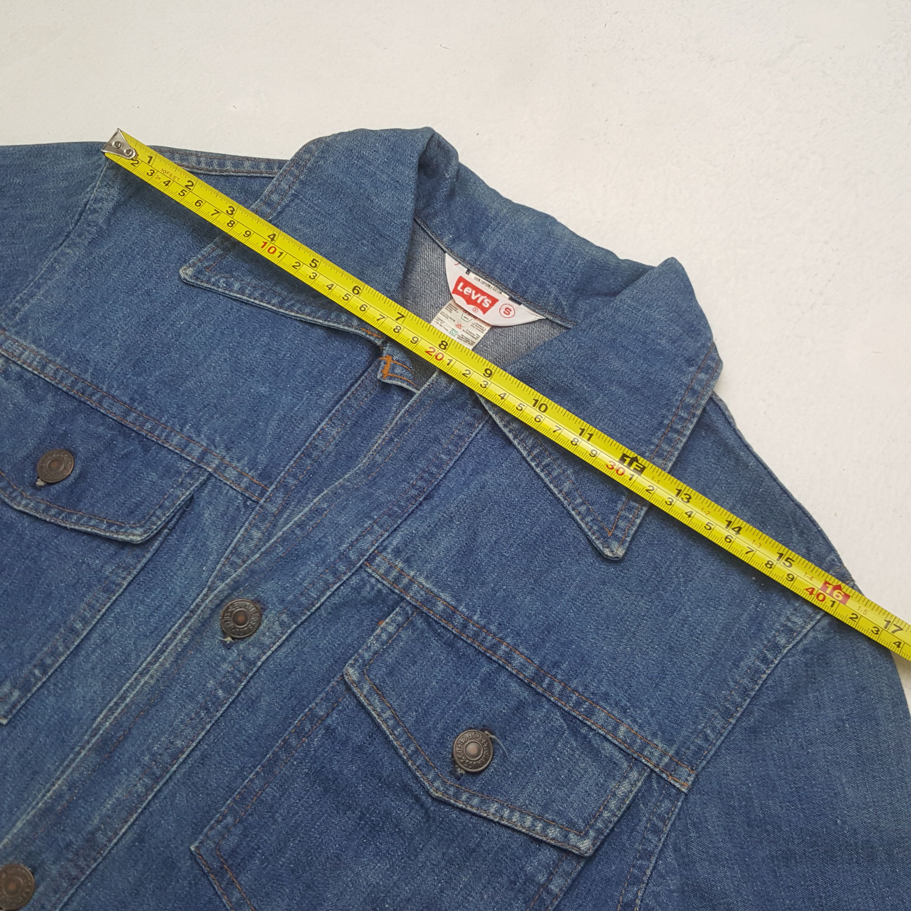 Levi's Vintage Clothing Vintage Levi's USA Denim Button Up Shirt Size US S / EU 44-46 / 1 - 6 Thumbnail