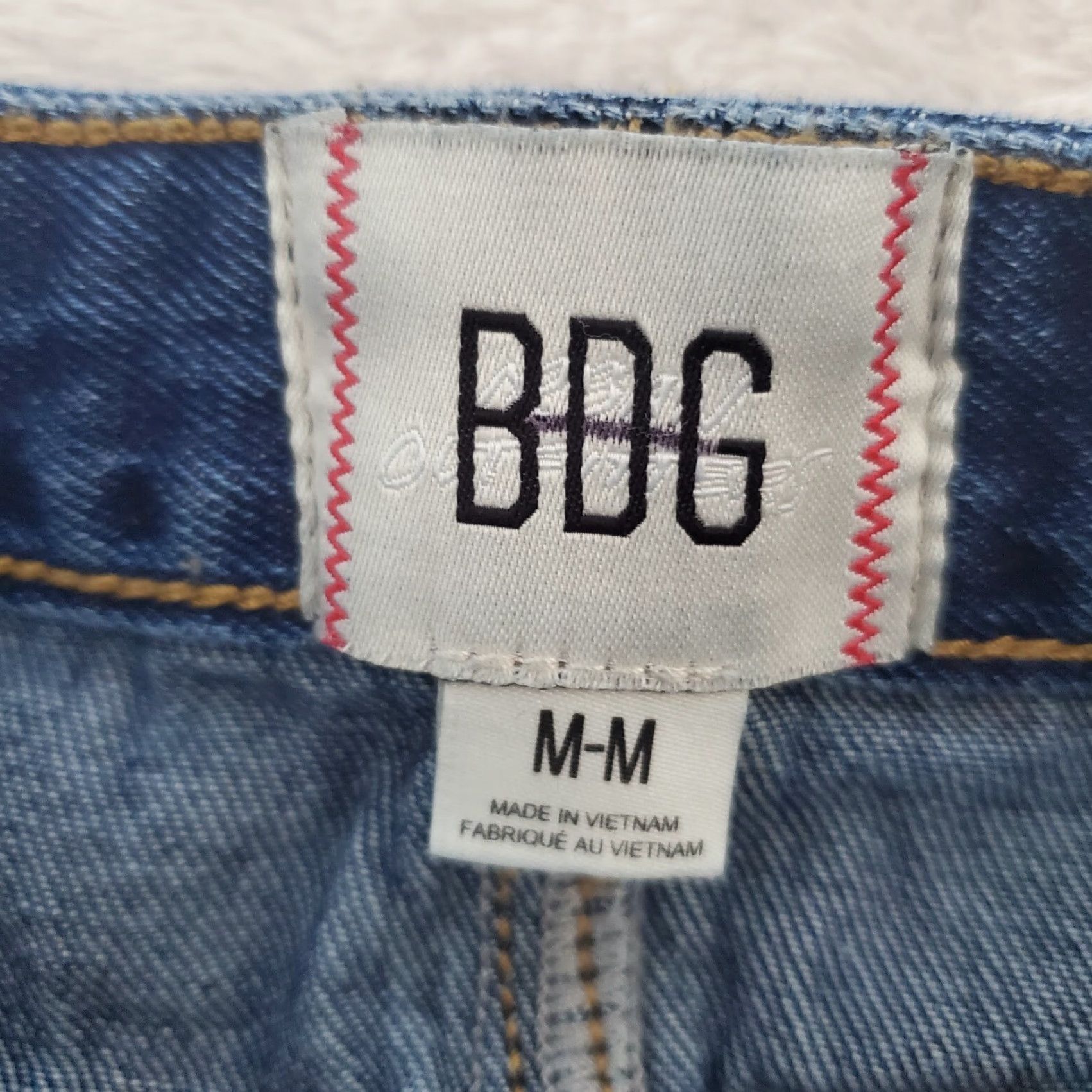 Bdg BDG Denim Midi Skirt Womens M Blue Medium Wash A-Line Release Hem Western Boho Skirt Size 32" / US 10 / IT 46 - 3 Thumbnail