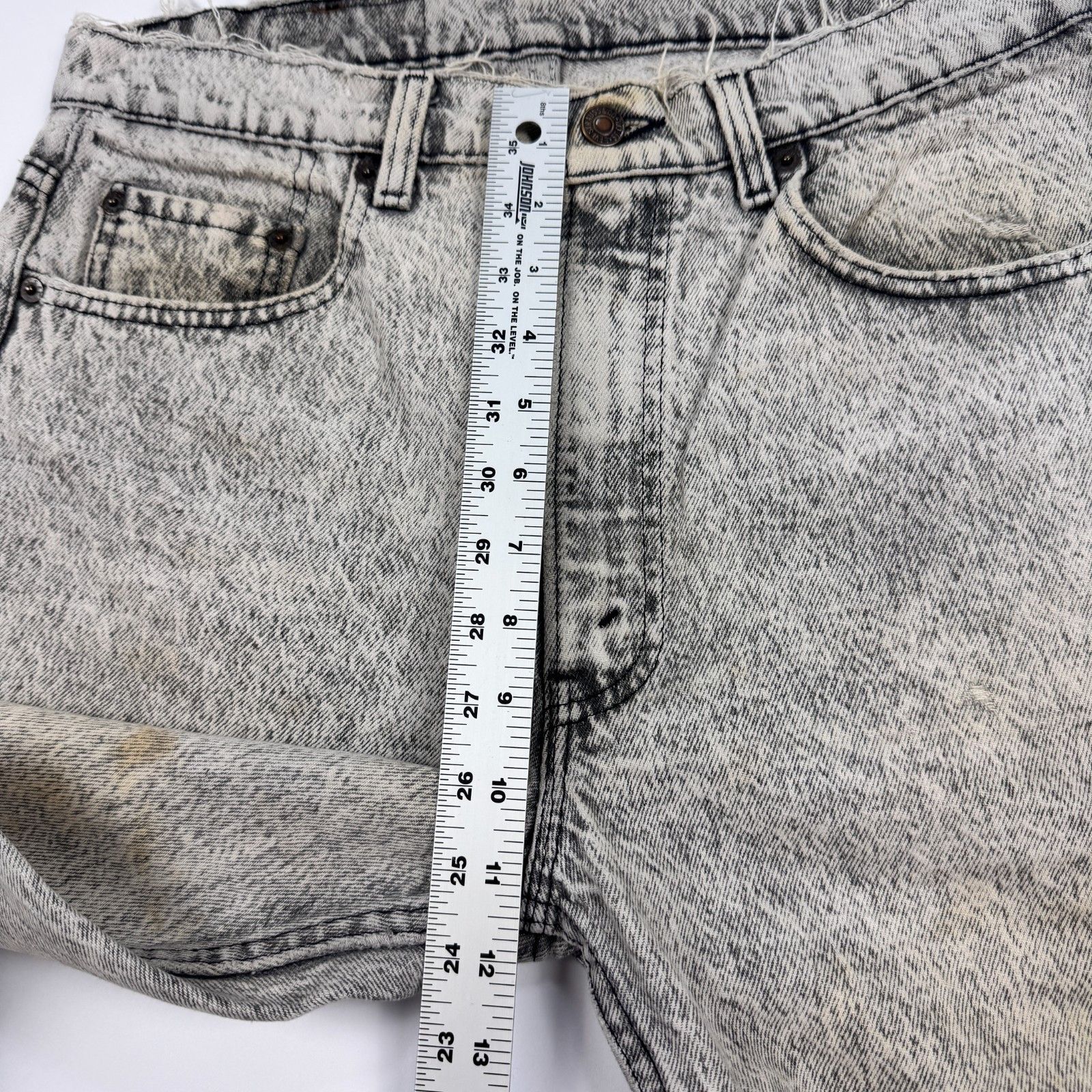 Levi's Vtg Levi's 505 Acid Wash USA Distressed Jeans 32 Size US 32 / EU 48 - 12 Thumbnail