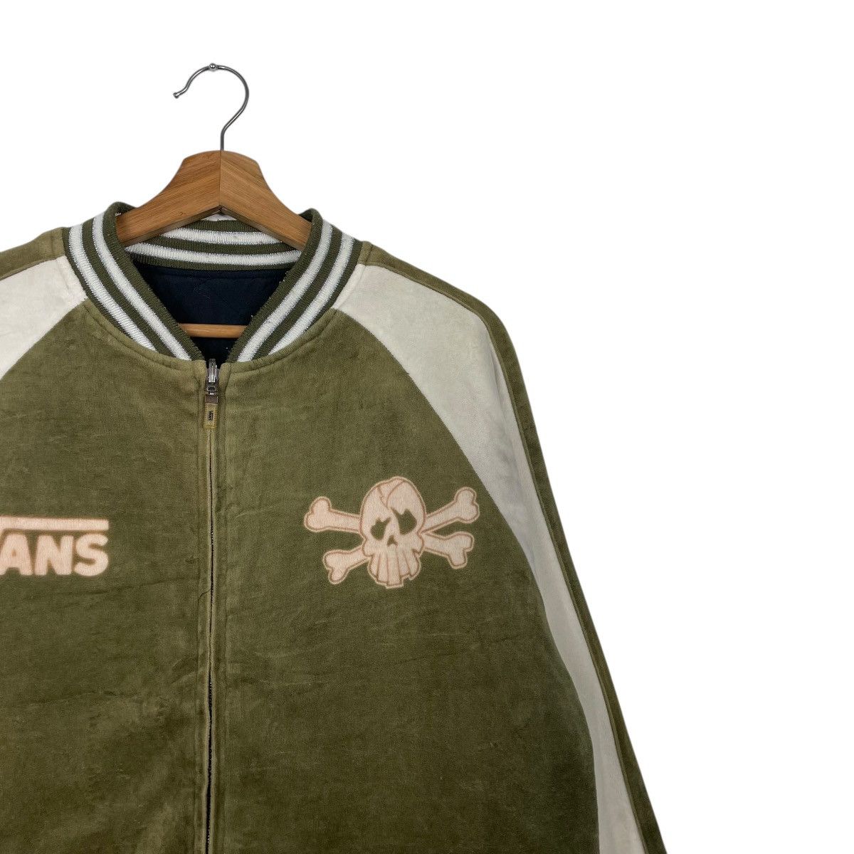 Japanese Brand 💥Y2K VANS SKATE REVERSIBLE STREETWEAR ZIPPER Size US M / EU 48-50 / 2 - 5 Thumbnail
