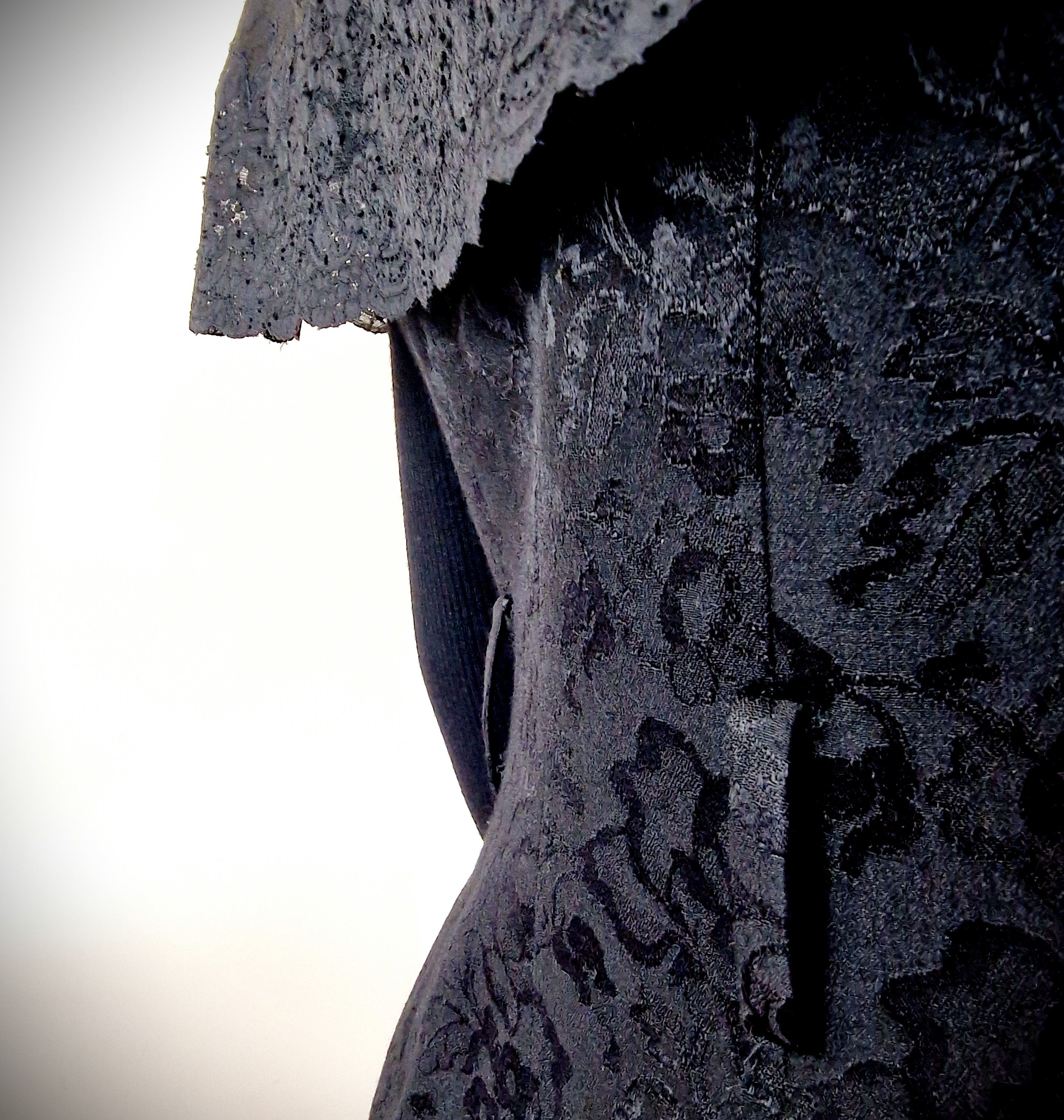 Dior Christian Dior 1998 Galliano Lace Mourning Veil Dress Suit Size M / US 6-8 / IT 42-44 - 12 Thumbnail