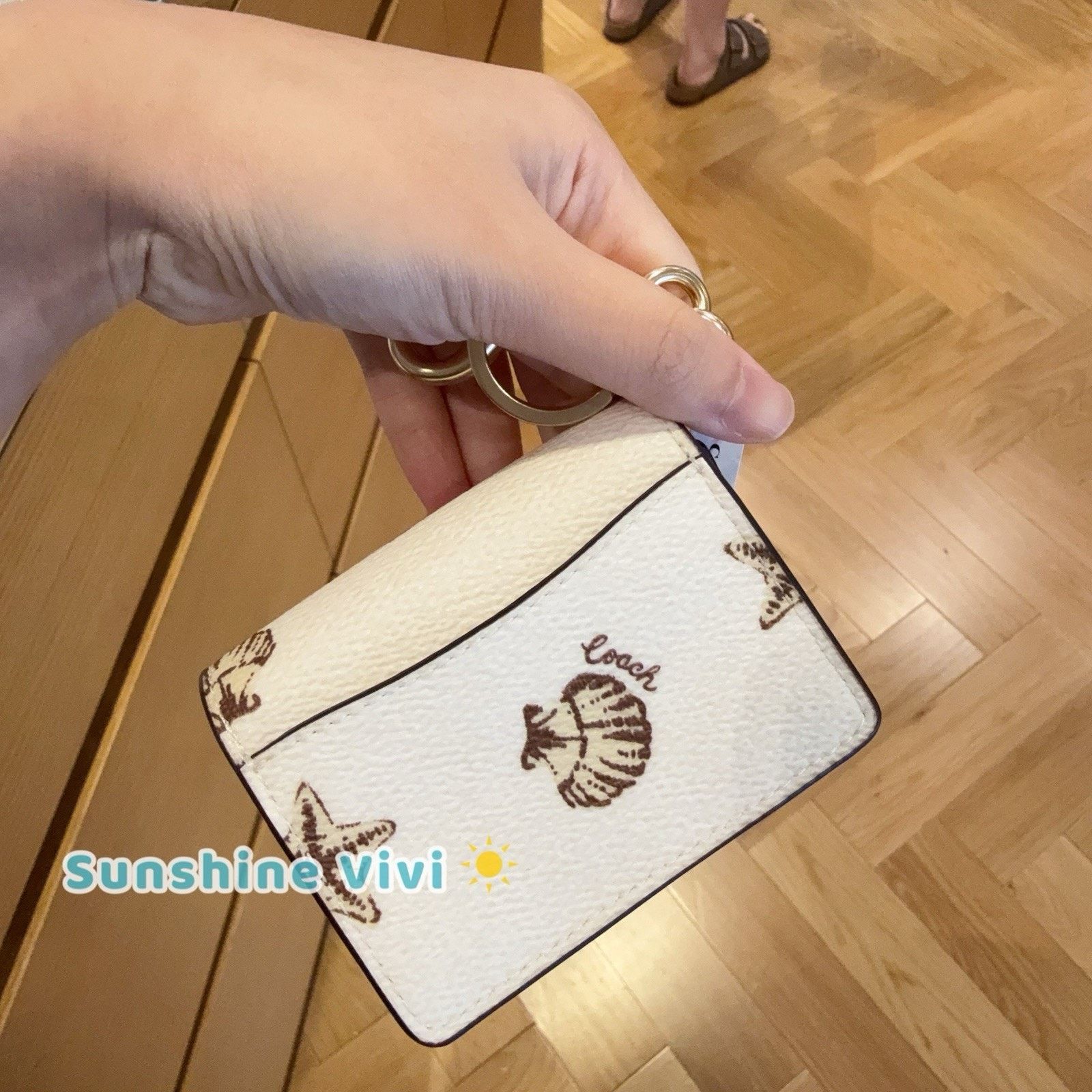 Coach NWT Coach Mini Klare Bag Charm Shell Gold/Chalk Multi CBL09 Size ONE SIZE - 4 Thumbnail