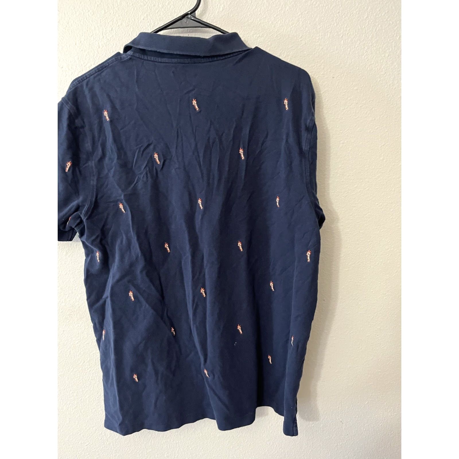 J.Crew VINTAGE J.CREW Polo Shirt Navy Blue Embroidered Large Slim Men’s L Blue Embroidered 90s Polo Mens Size US L / EU 52-54 / 3 - 3 Thumbnail