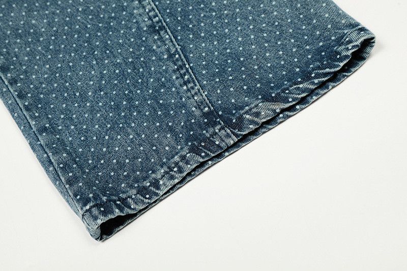 Japanese Brand American retro Vibe polka dot curved jeans for men Size US 32 / EU 48 - 6 Thumbnail