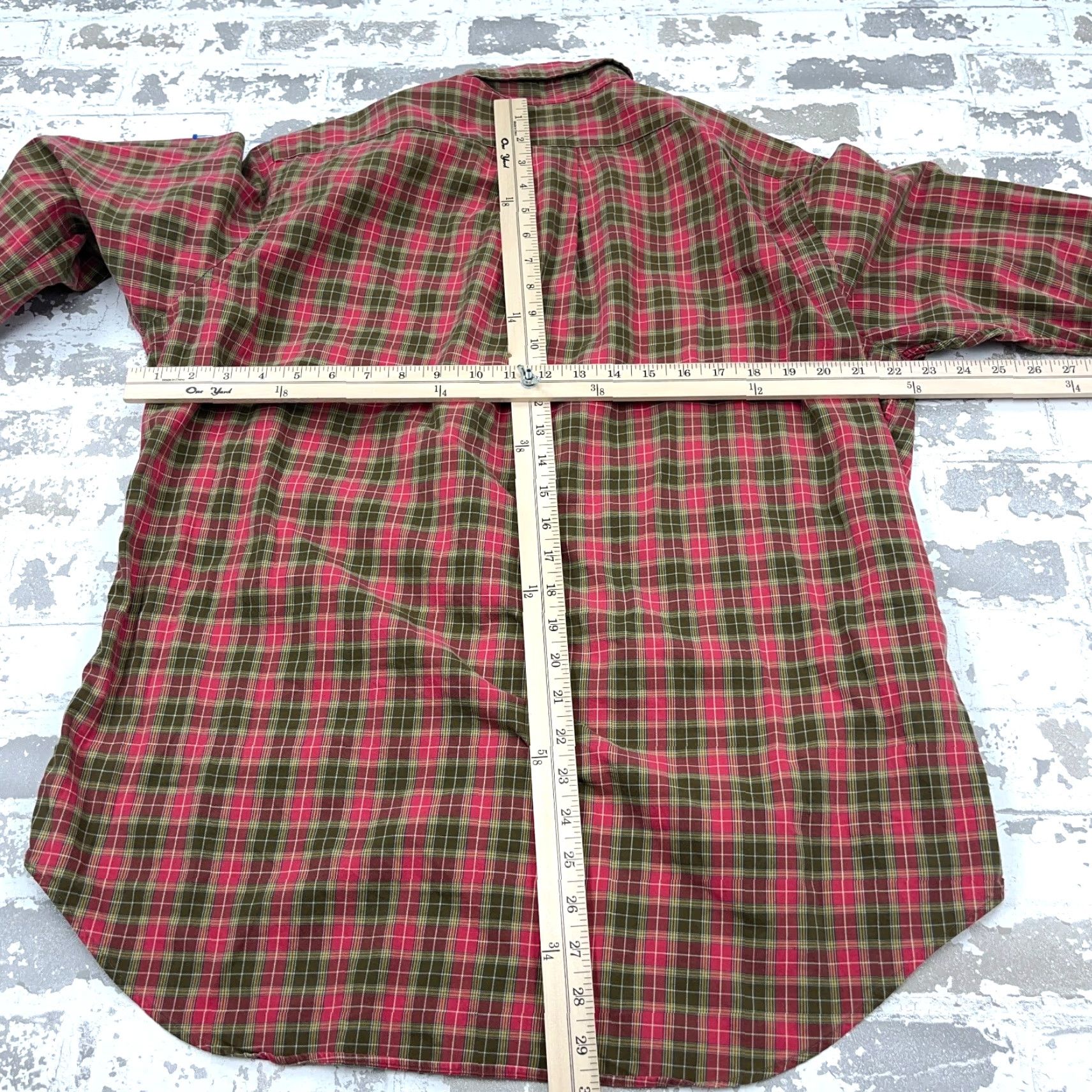 Ralph Lauren Ralph Lauren Shirt Men Large Pink Green Plaid Button-Up Classic Fit Flannel 90s Colorful Preppy Mens Size US L / EU 52-54 / 3 - 7 Thumbnail