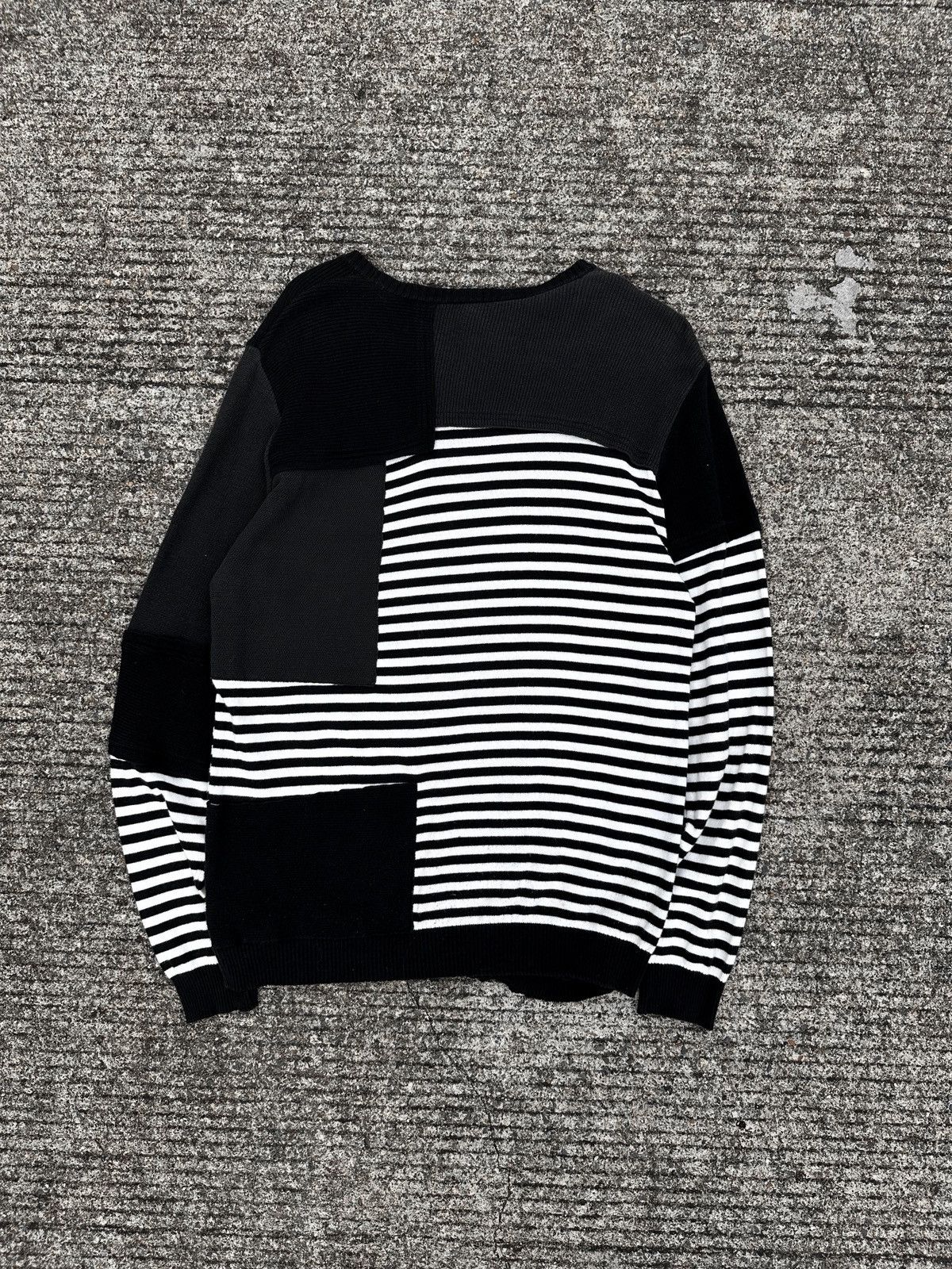 Maison MIHARA YASUHIRO Mihara Yasuhiro Reconstructed Punk Knitted Shirt Size US M / EU 48-50 / 2 - 2 Thumbnail