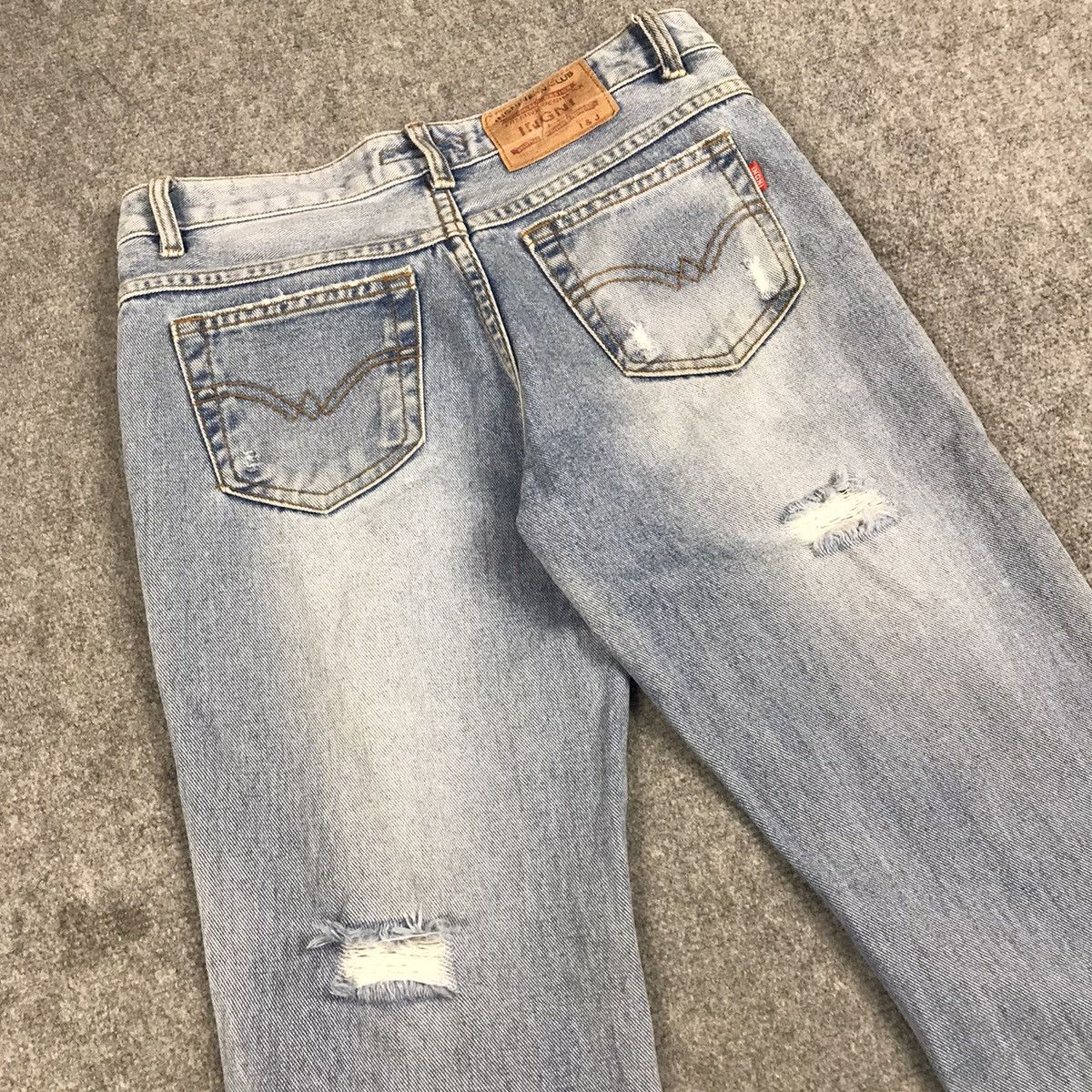 If Six Was Nine × Japanese Brand Flare Jeans boot cut distressed denim Ngni brand japan pants Size 27" / US 4 / IT 40 - 10 Thumbnail