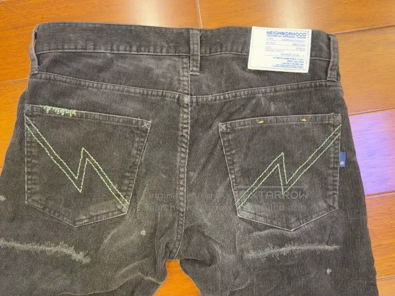 Neighborhood Neighborhood size M Corduroy Denim Jeans Black Size US 27 - 5 Thumbnail