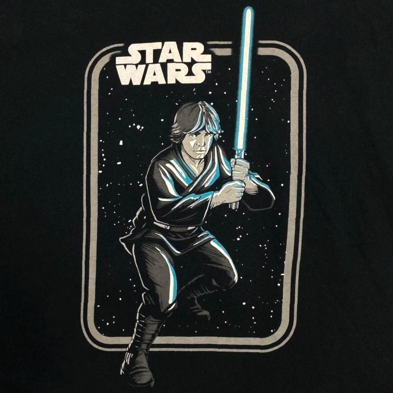 Vintage Funko Star Wars Smuggler’s Bounty Luke Skywalker Graphic T-Shirt XL Men Black Logo Front Graphic Size US XL / EU 56 / 4 - 2 Thumbnail