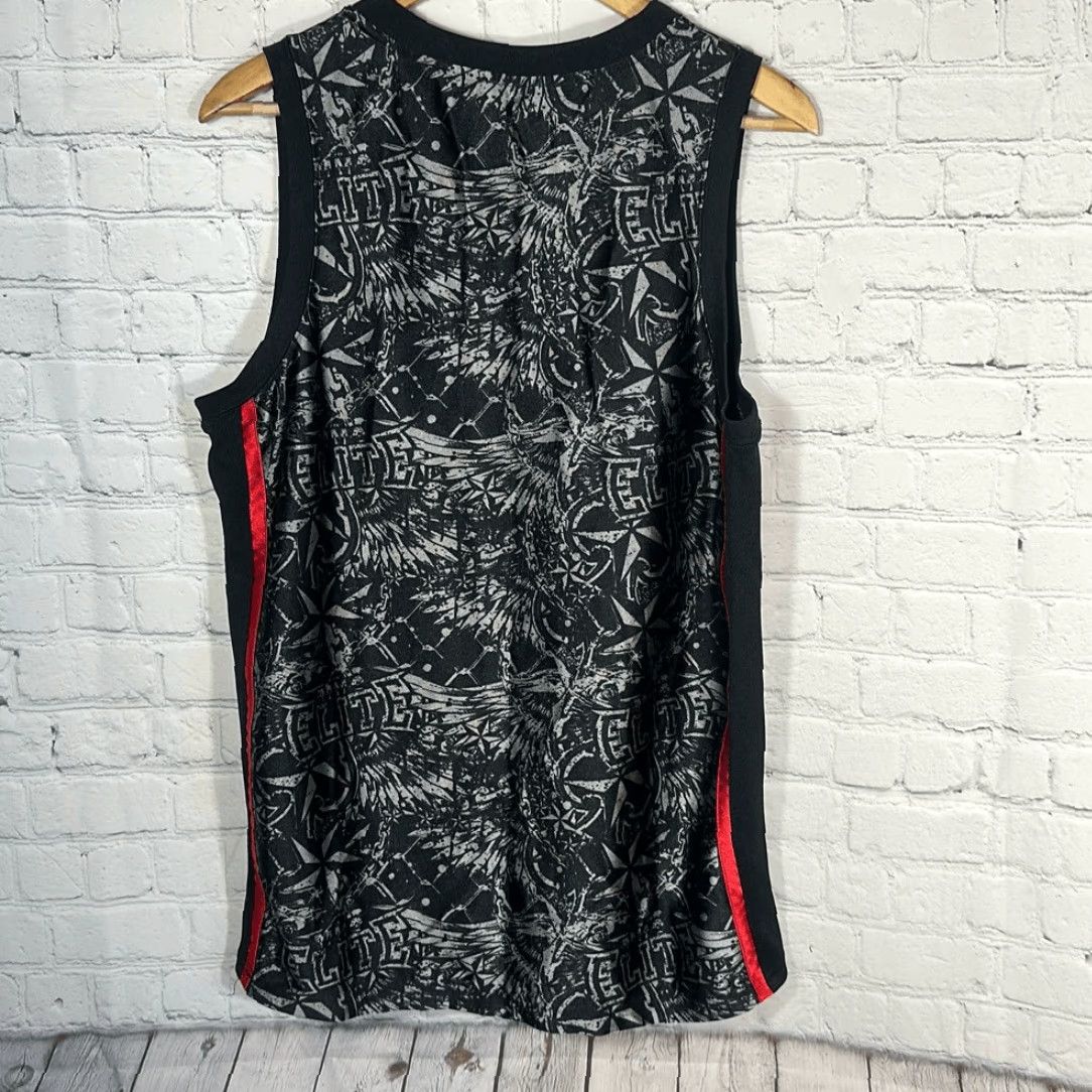 Vintage MMA Elite Tank Shirt Mens M Black All Over Print Logo Spellout Jersey Shirt Size US M / EU 48-50 / 2 - 3 Thumbnail