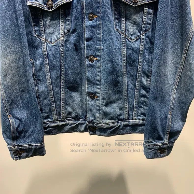 Balenciaga Balenciaga Logo Embroidered Denim Jacket Size US M / EU 48-50 / 2 - 4 Thumbnail