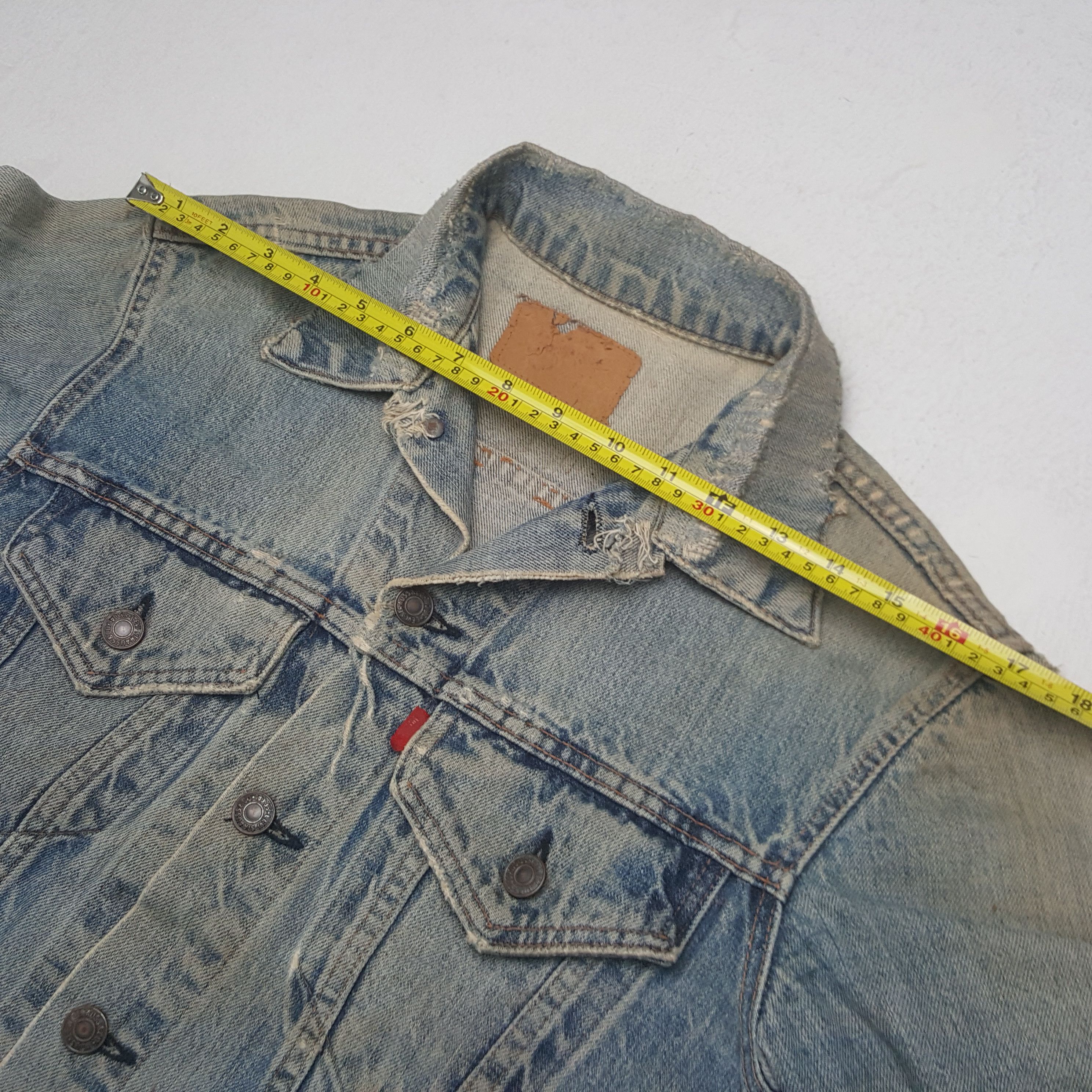 Levi's Vintage Levi's PTCS American Bikers Denim Jacket RR26 Size US XS / EU 42 / 0 - 6 Thumbnail