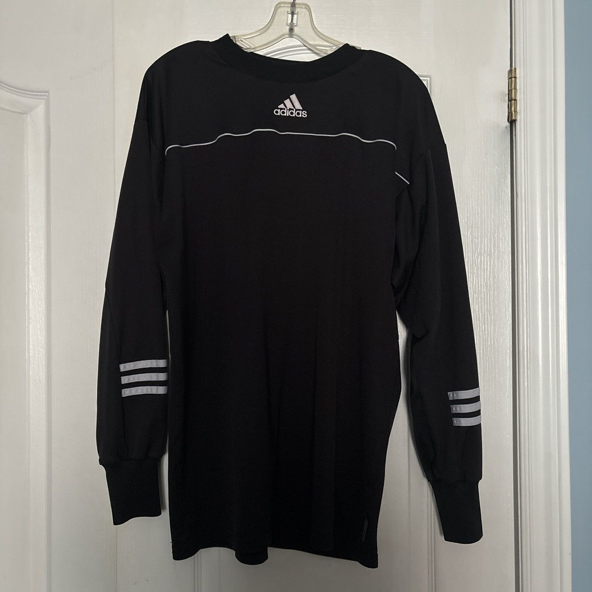 Adidas × Vintage Adidas Men’s Large Long Sleeve Athletic Crewneck Size US L / EU 52-54 / 3 - 1 Thumbnail