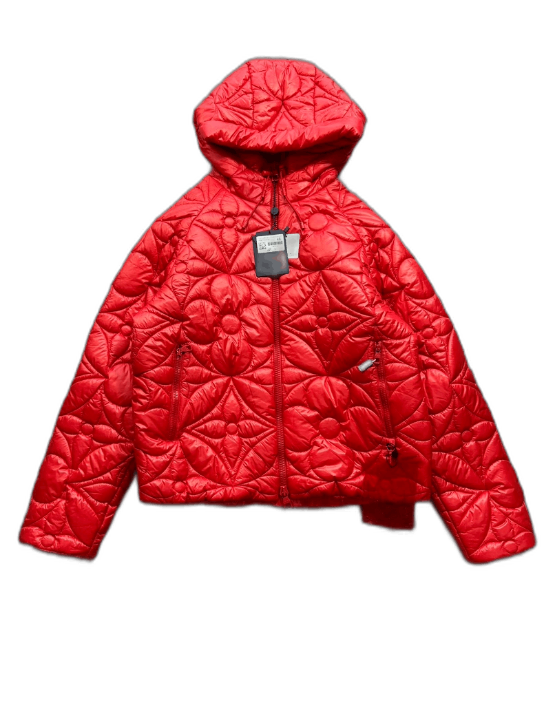 Louis Vuitton Louis Vuitton Red Quilted Down Jacket Size US L / EU 52-54 / 3 - 1 Thumbnail