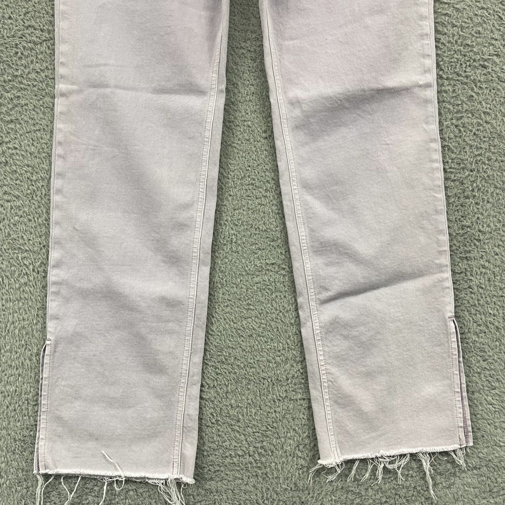 Gap VINTAGE GAP Jeans Womens 27/4R Purple 90s Loose High Rise Denim Pocket Zip Boho Grunge by GAP 1969 Womens Jeans Size 27" / US 4 / IT 40 - 2 Thumbnail