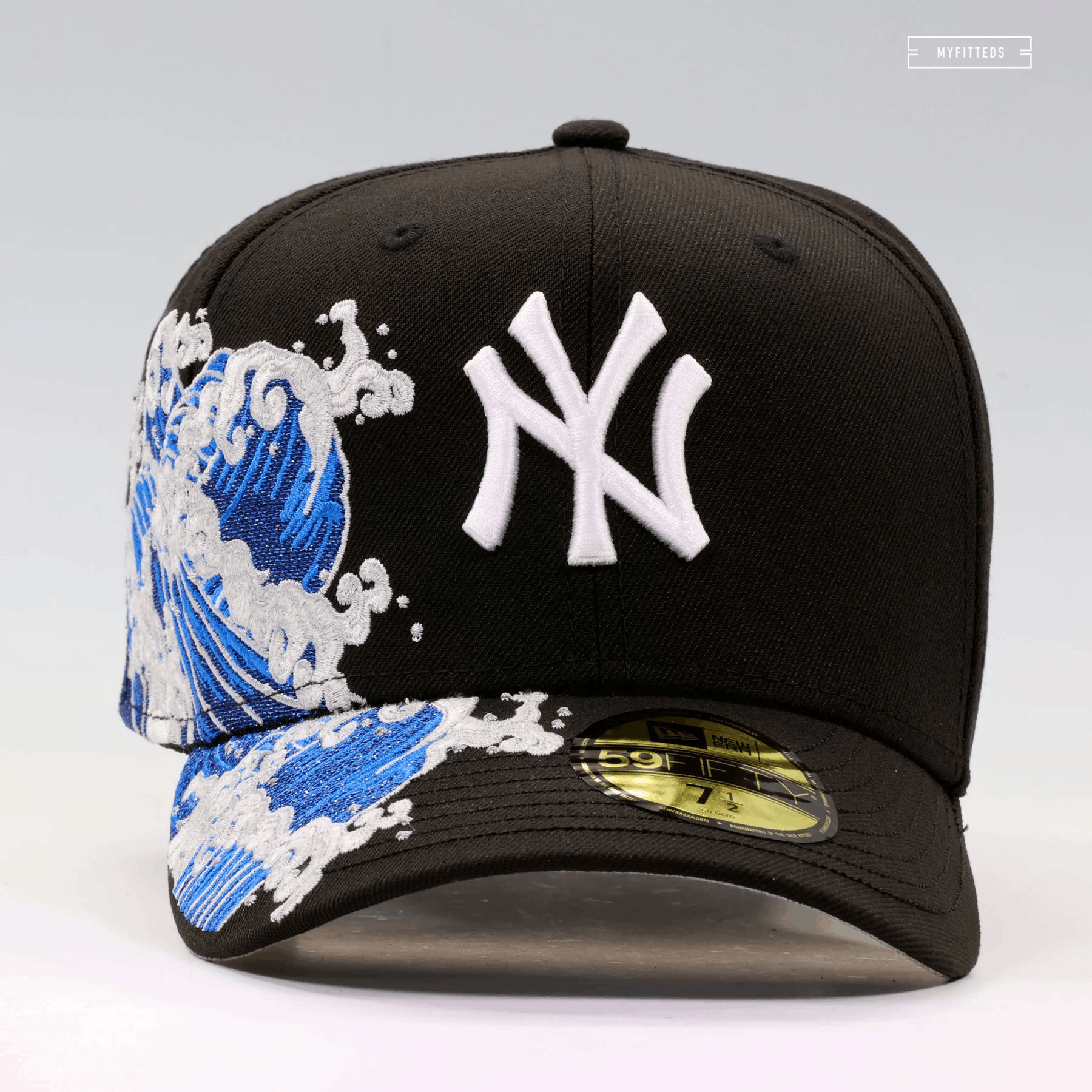 MLB × New Era × Supreme SIZE 7 NEW YORK YANKEES MAKING WAVES NEW ERA FITTED CAP Size ONE SIZE - 2 Thumbnail