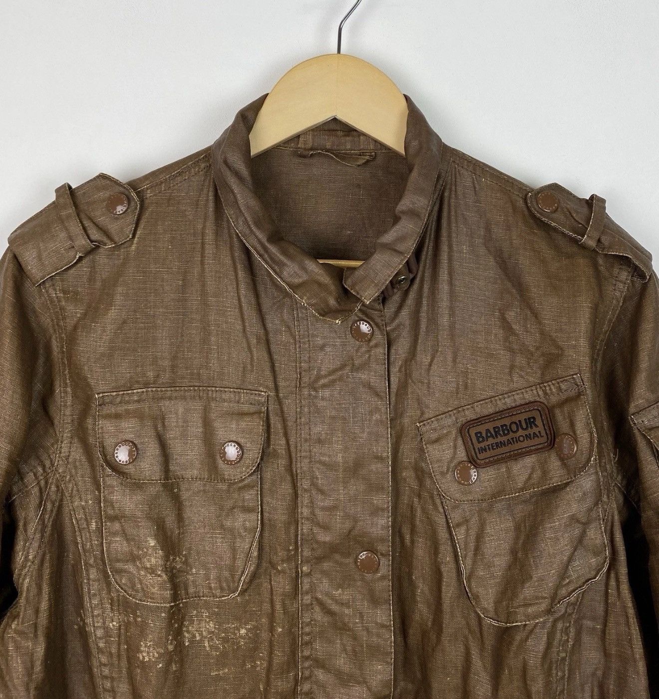Barbour Barbour SMU Duralinen International Belted Jacket Women’s Size L / US 10 / IT 46 - 2 Thumbnail