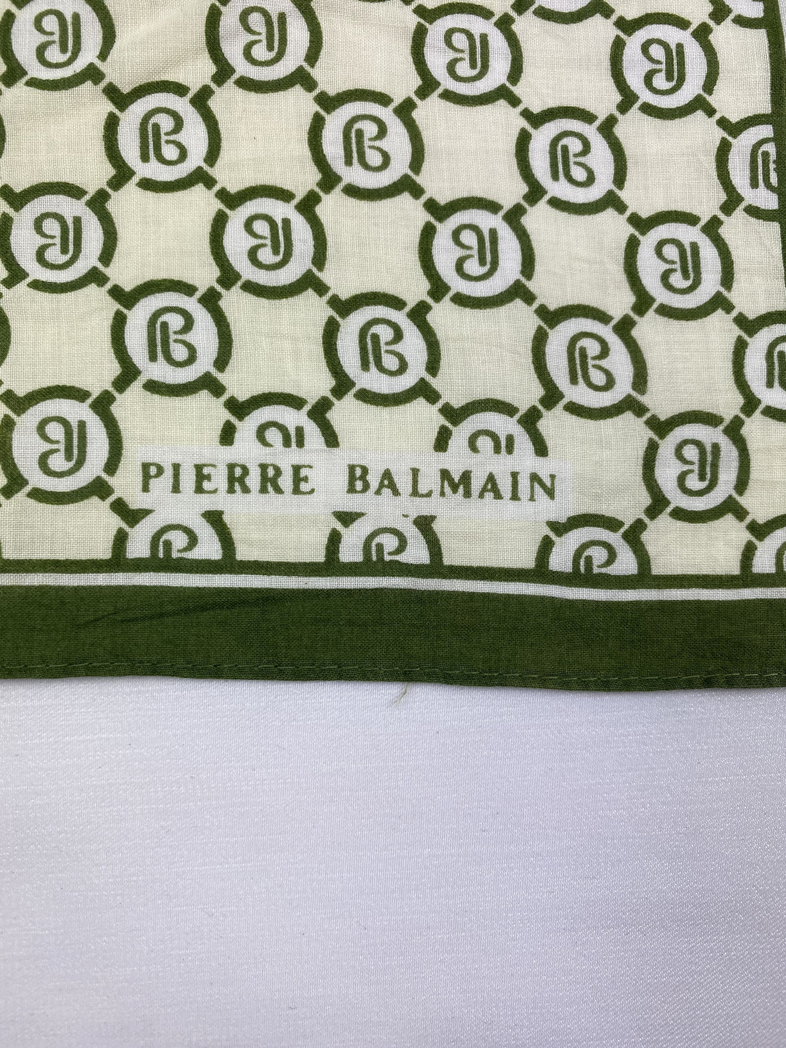 Pierre Balmain Pierre Balmain Mini Handkerchief / Bandana / Neckerchief Size ONE SIZE - 3 Thumbnail
