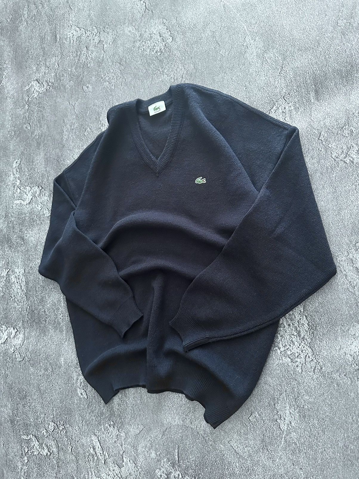 Lacoste 🐊 Vintage Lacoste 90s Sweater Knit Sweater Size US XL / EU 56 / 4 - 2 Thumbnail