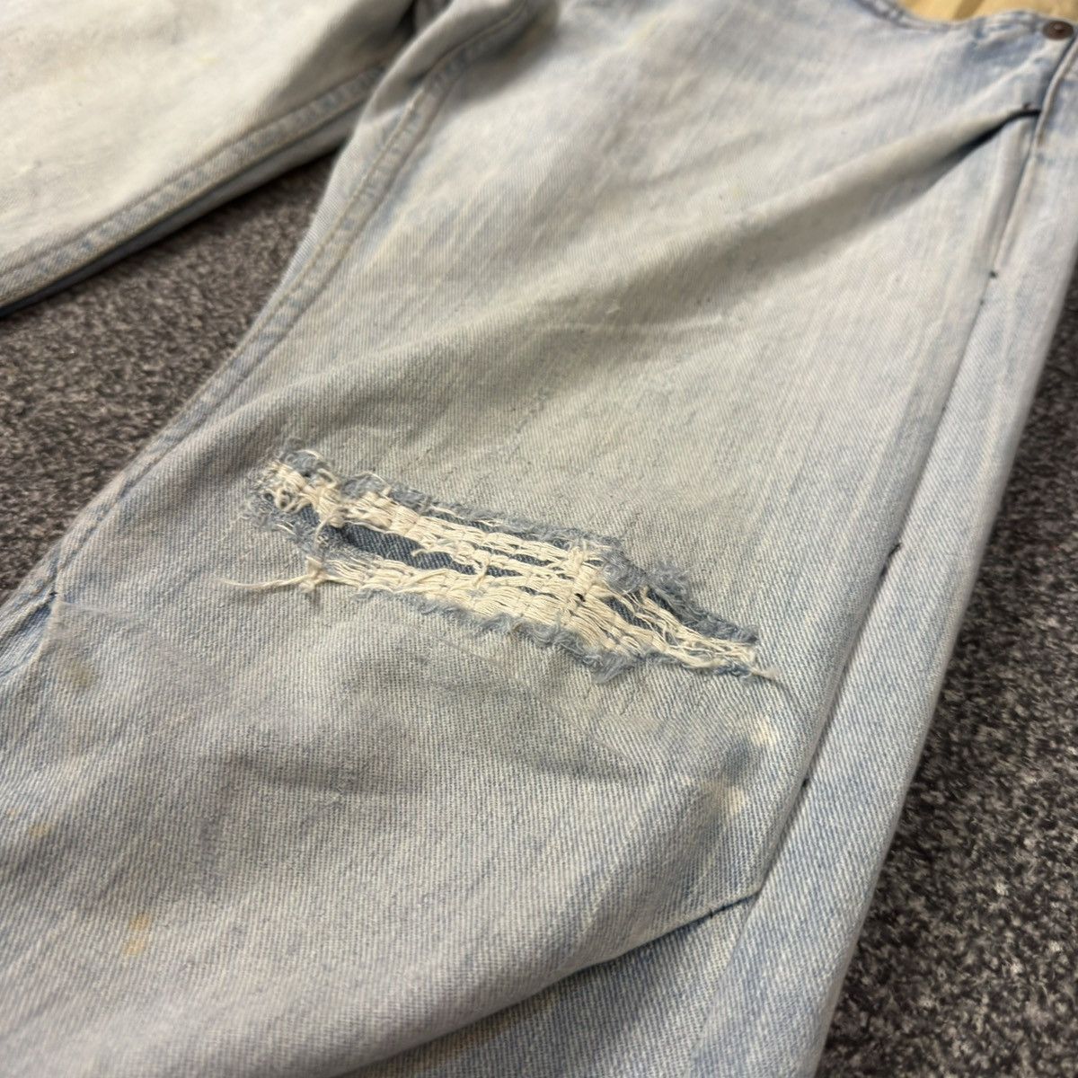 Hysteric Glamour 🔥🇯🇵 Japanese Flared Sick Root Distressed Denim Size US 32 / EU 48 - 7 Thumbnail