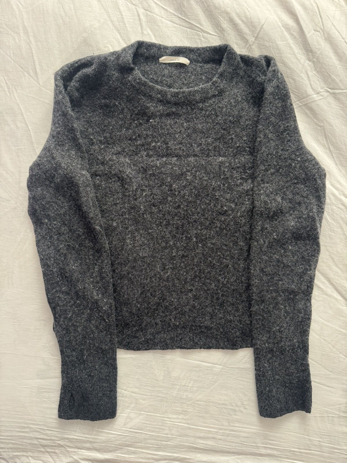 トップス vujade scott affix fleece sweater Why exclusive] Scott Affix Fleece Sweater in Angora Wool