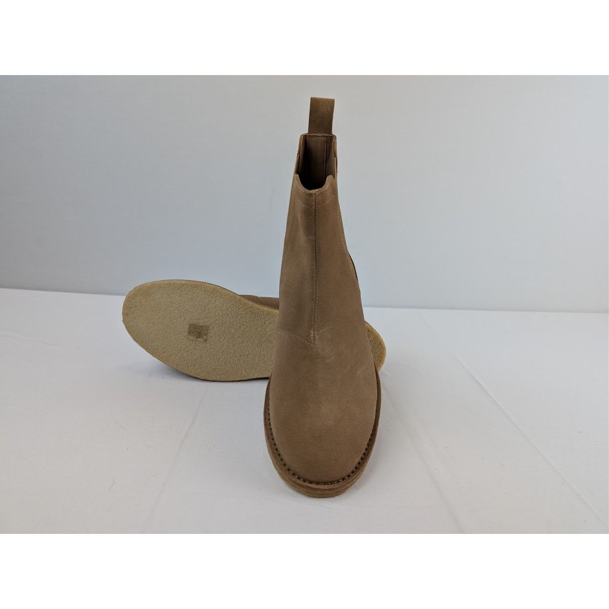 Bottega Veneta o1rshd1 Suede Chelsea Boots in Light Brown Size US 8 / EU 41 - 13 Thumbnail