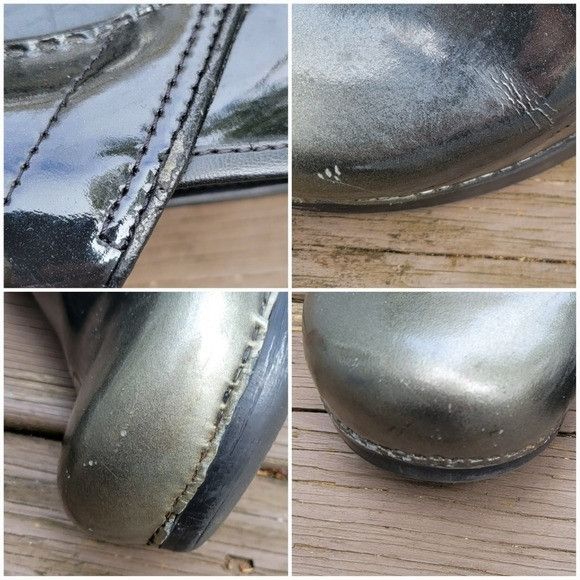 Dansko Dansko Professional Black Silver Metallic Ombre Patent Leath Size US 9.5 / IT 39.5 - 7 Thumbnail