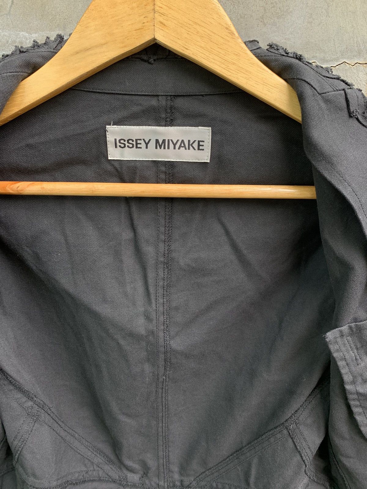 Issey Miyake Ruffled Collar Blazer Size L / US 10 / IT 46 - 8 Thumbnail