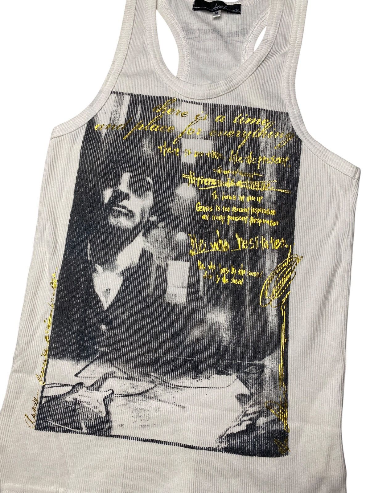 Hysteric Glamour × If Six Was Nine × Japanese Brand 2000's Armee Francaisee Poem Tanktop Size US XS / EU 42 / 0 - 2 Thumbnail