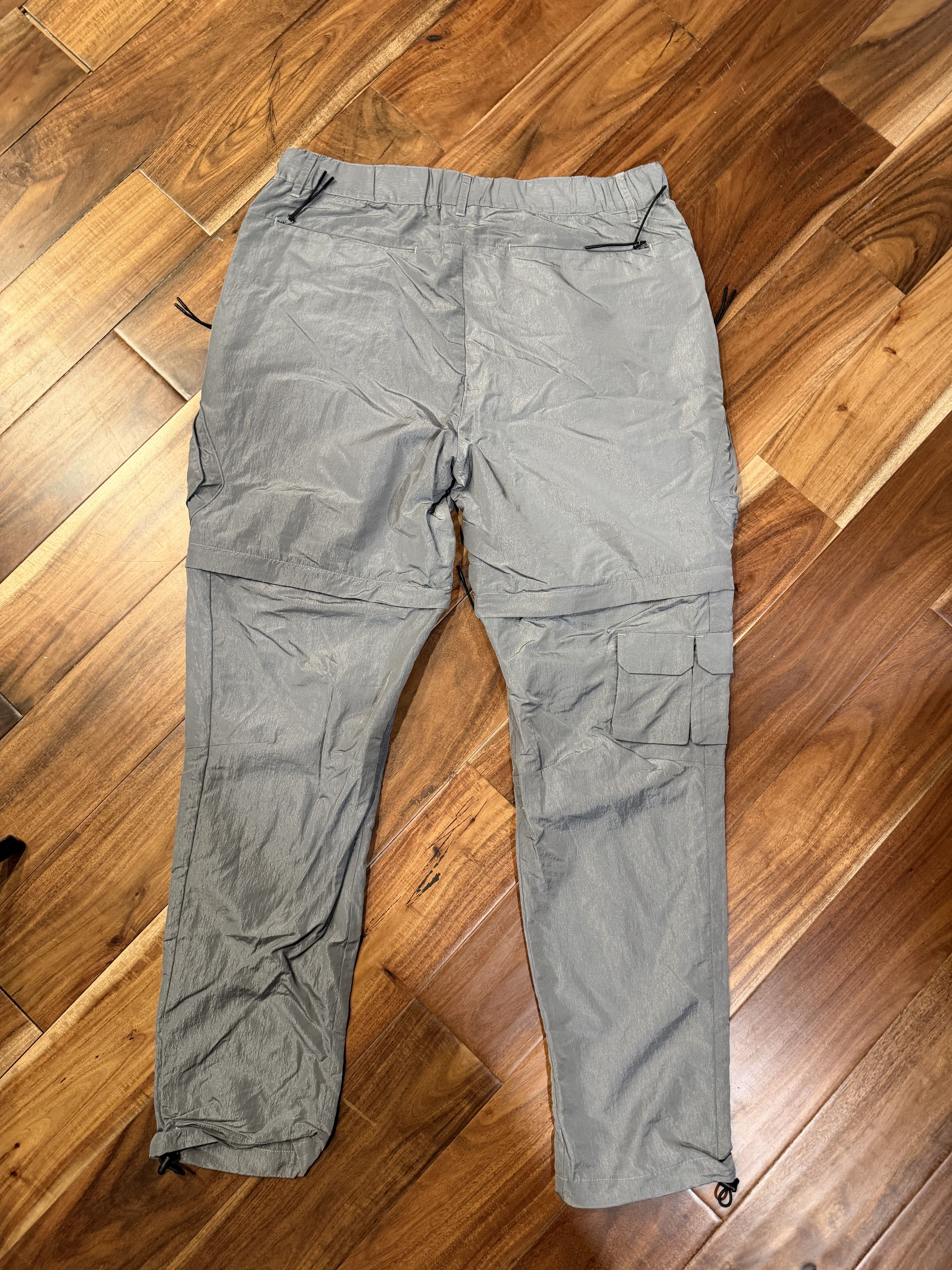 Other Wrinkle Nylon Convertible Cargo Pants - Silver Size US 33 - 7 Thumbnail