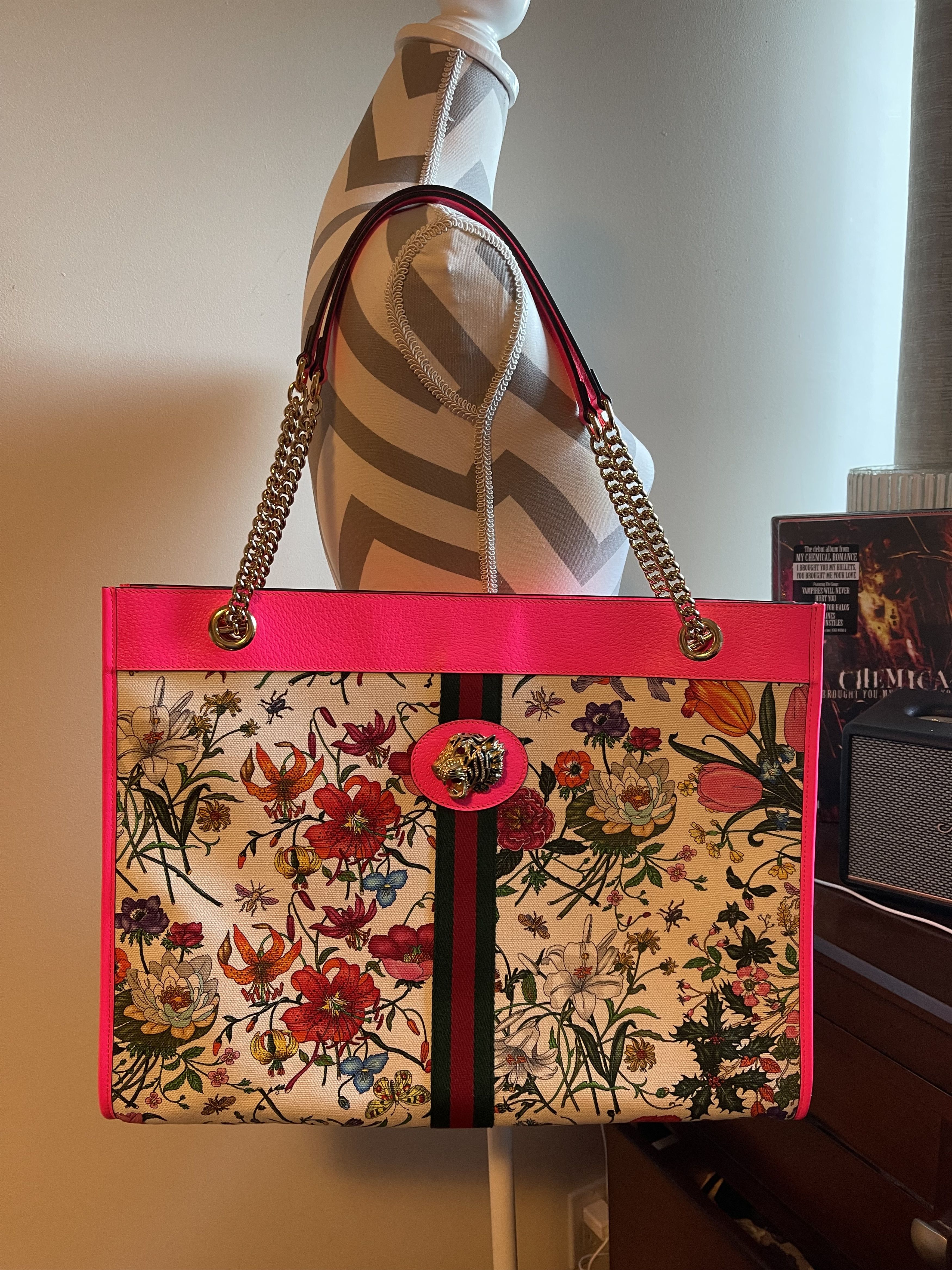 Gucci Gucci Chain Rajah Tote Size ONE SIZE - 1 Thumbnail