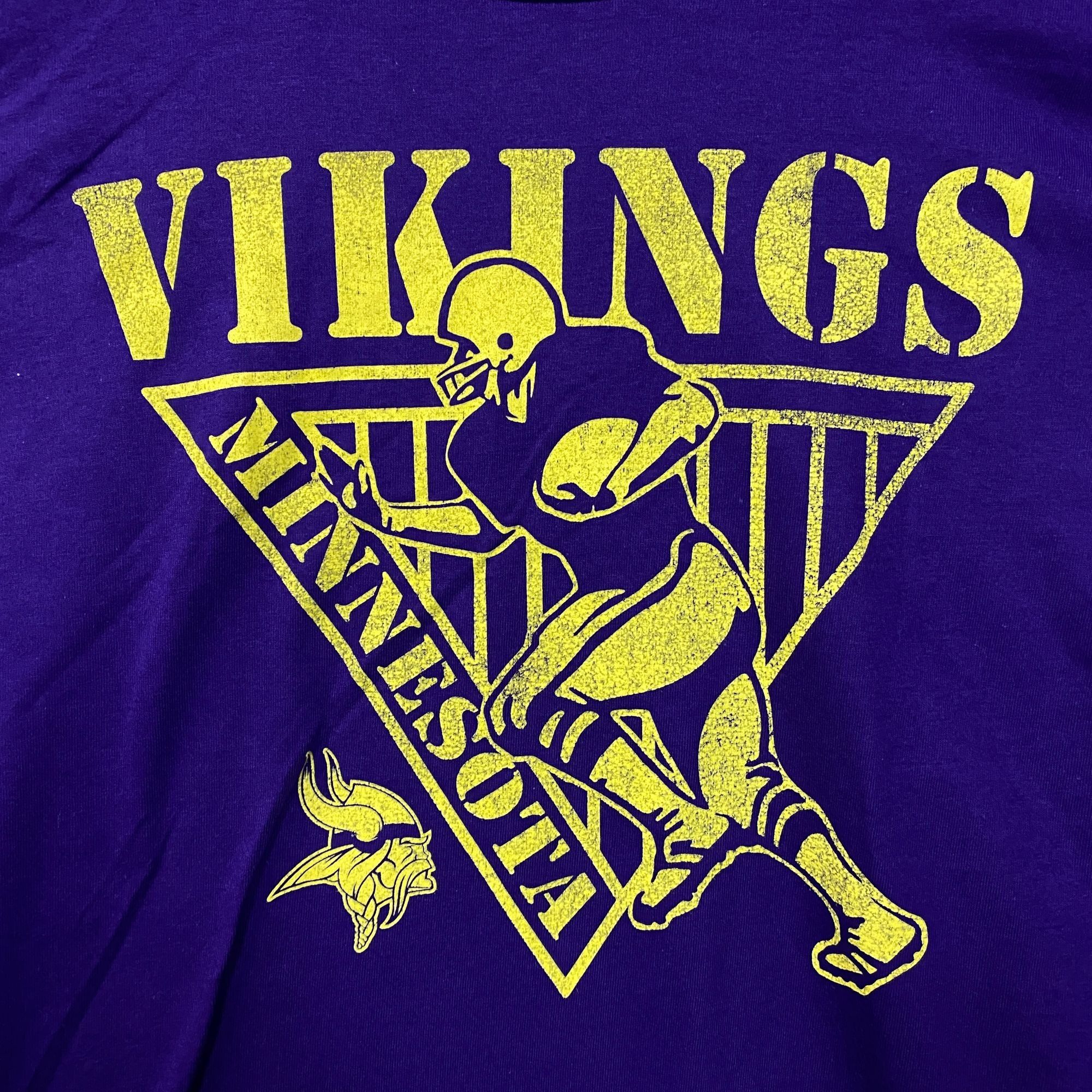 NFL NFL Minnesota Vikings Vintage Style Graphic T-Shirt XL Size US XL / EU 56 / 4 - 3 Thumbnail
